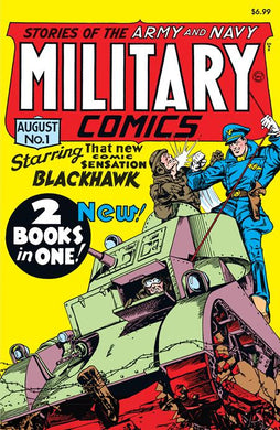 MILITARY COMICS #1 FACSIMILE EDITION cover