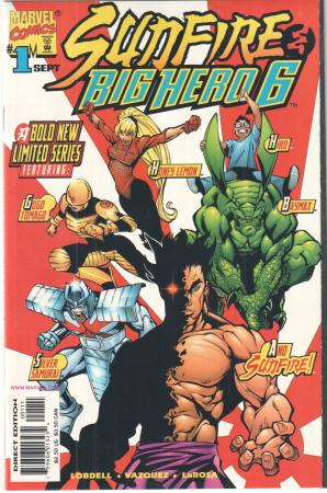 SUNFIRE & BIG HERO 6 #1-3 MARVEL 1998 COMPLETE SET