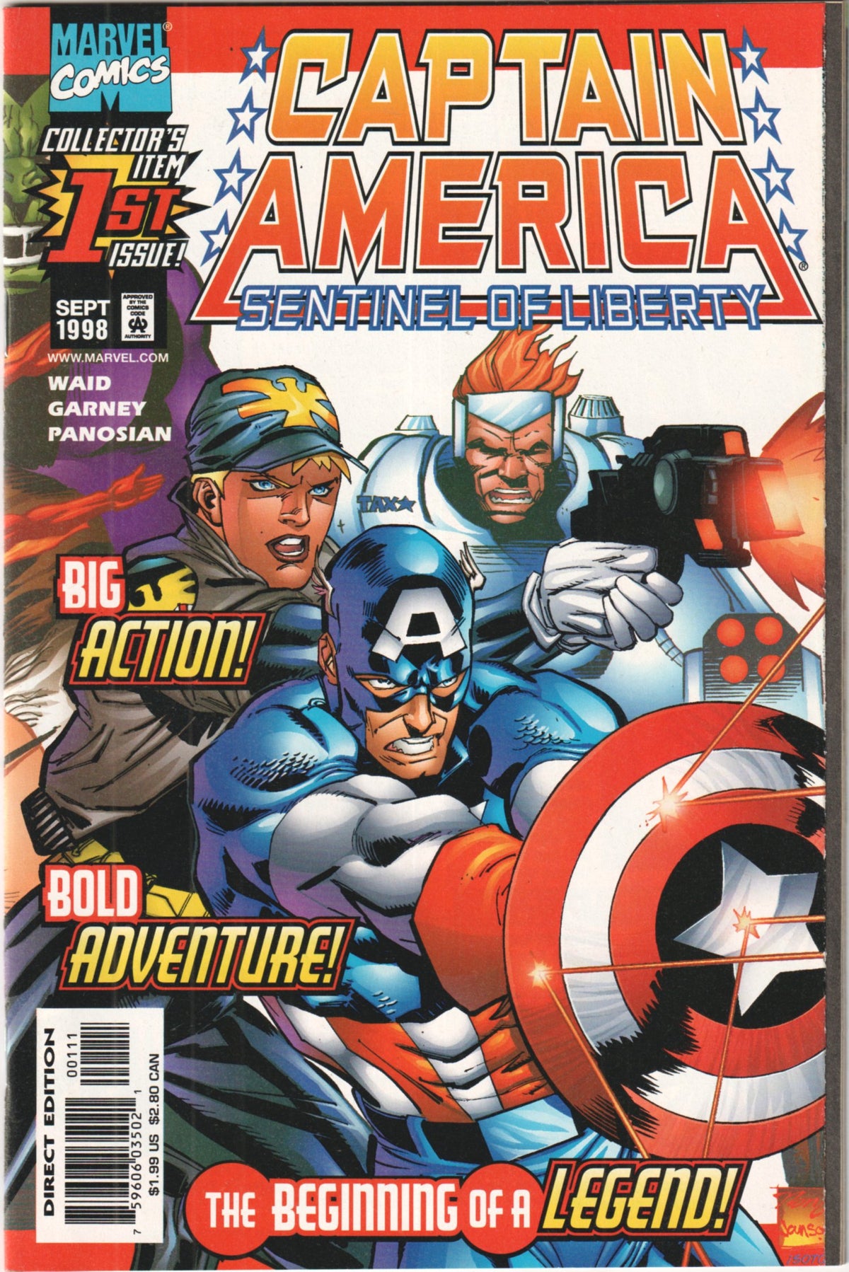 CAPTAIN AMERICA SENTINEL OF LIBERTY #1-12 MARVEL 1998 COMPLETE SET