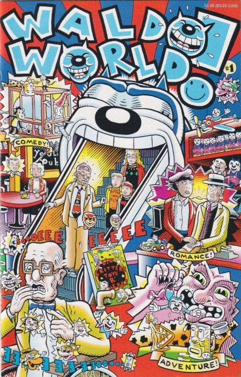 WALDO WORLD 1994 FANTAGRAPHICS 1-3 COMPLETE SET