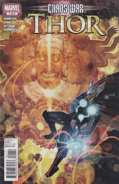 THOR CHAOS WAR #1-2 MARVEL 2010 COMPLETE SET