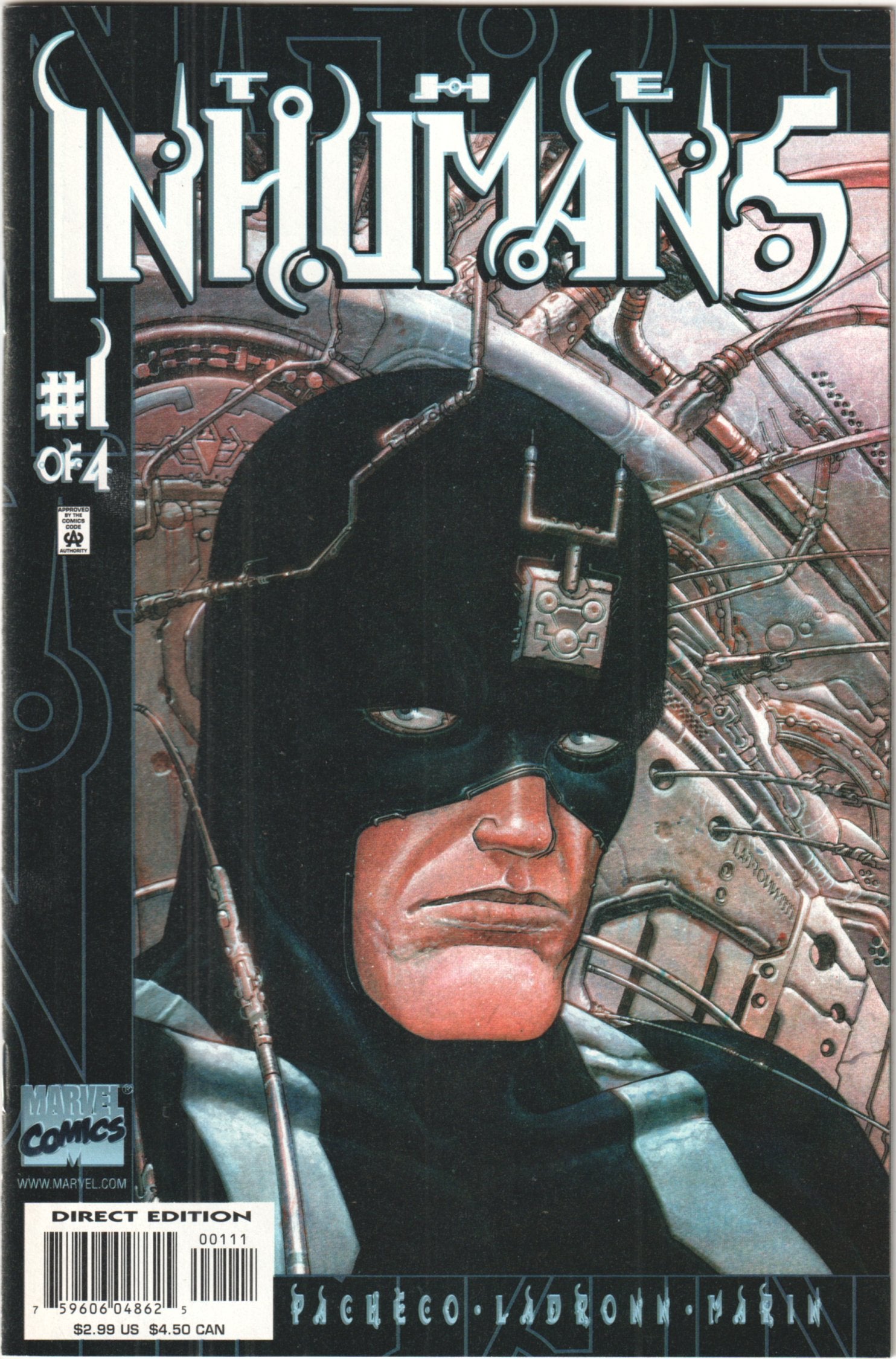 INHUMANS #1-4 MARVEL 2000 COMPLETE SET