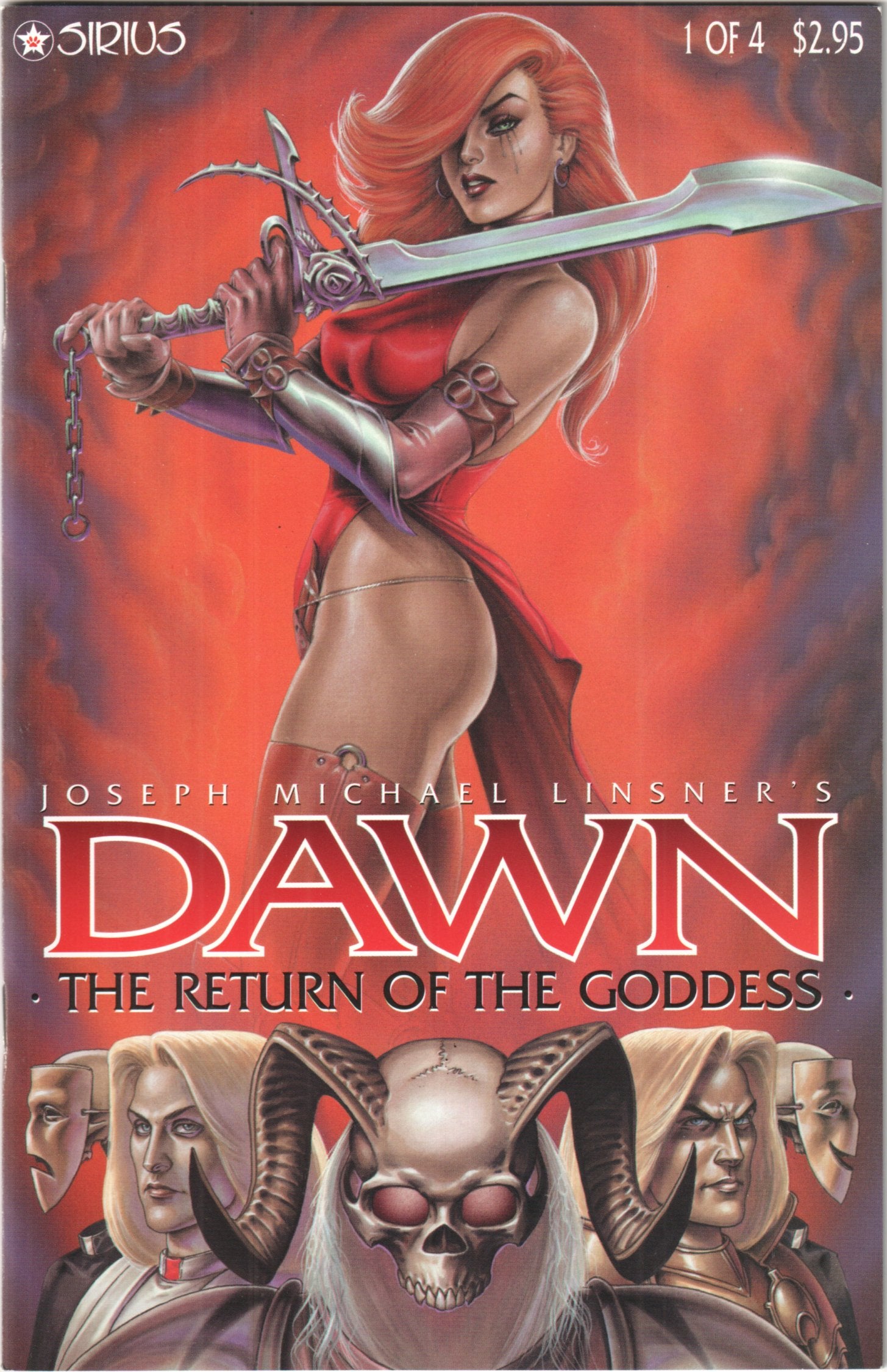 DAWN RETURN O/T GODDESS #1-4 SIRIUS 1999 COMPLETE SET
