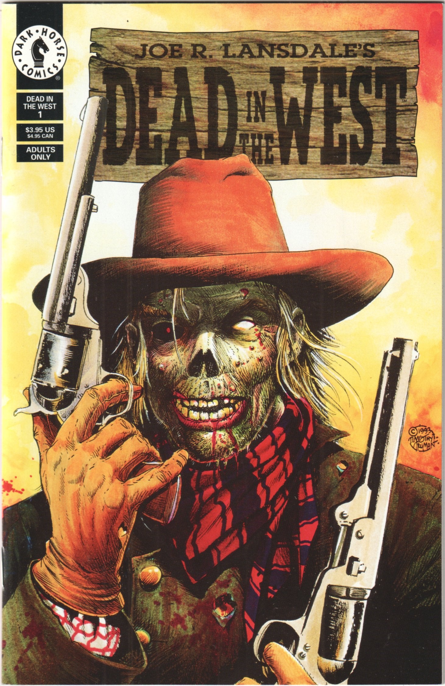 DEAD IN THE WEST #1-2 DARK HORSE 1993 COMPLETE SET