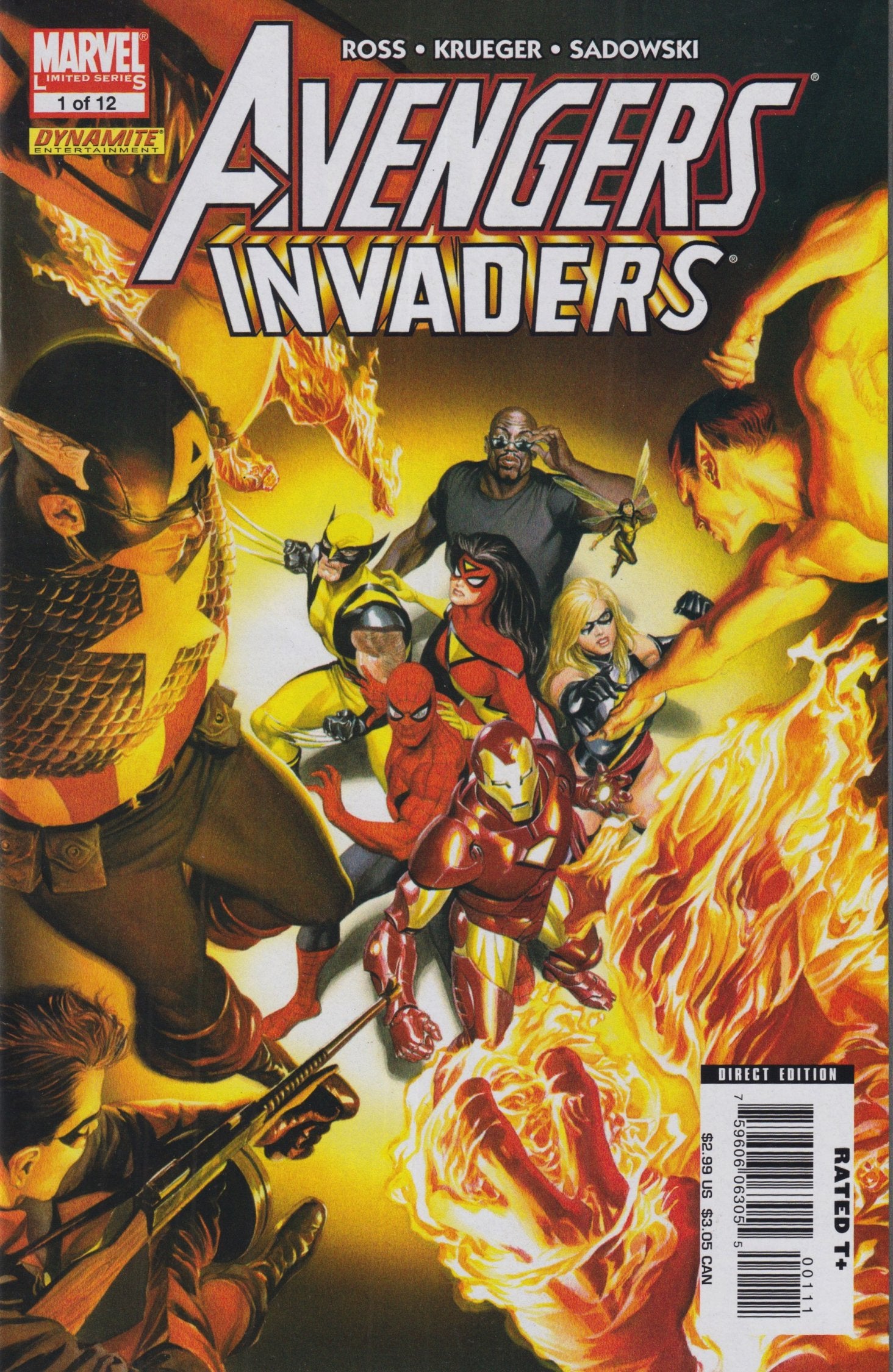 AVENGERS /INVADERS #1-12 2008 COMPLETE SET