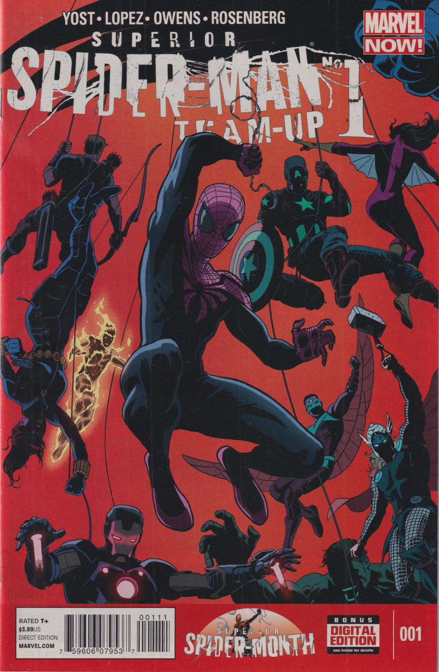 SUPERIOR SPIDER-MAN TEAM-UP #1-12 COMPLETE SET