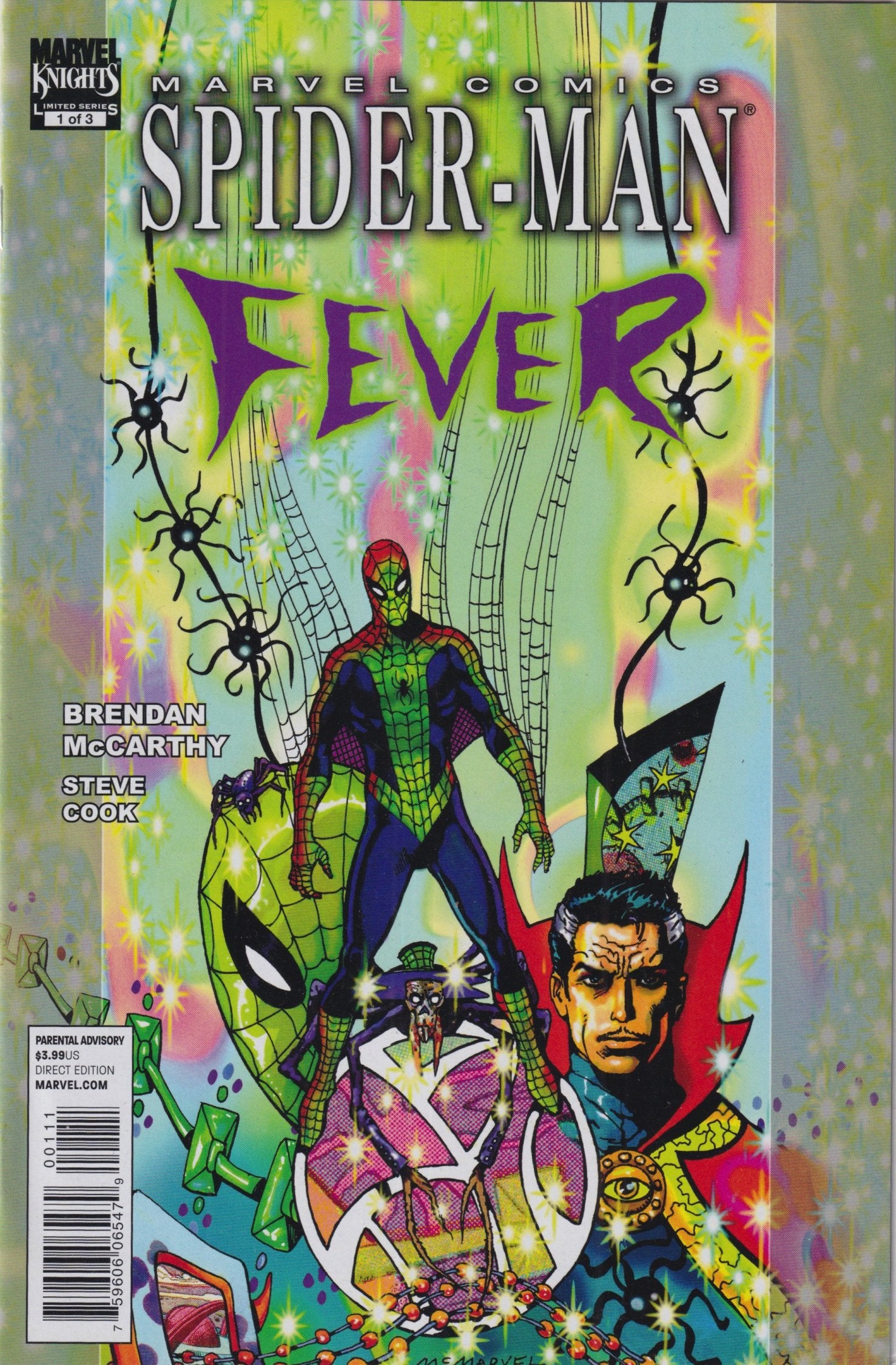 SPIDER-MAN FEVER #1-3 MARVEL 2010 COMPLETE SET