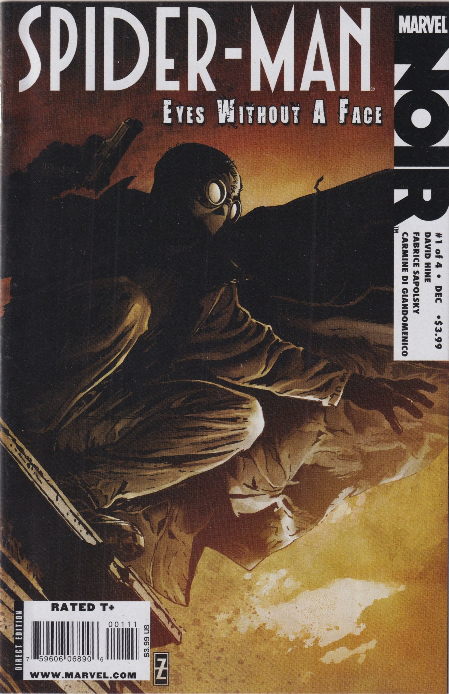 SPIDER-MAN NOIR EYES WITHOUT FACE #1-4 2009 COMPLETE SET