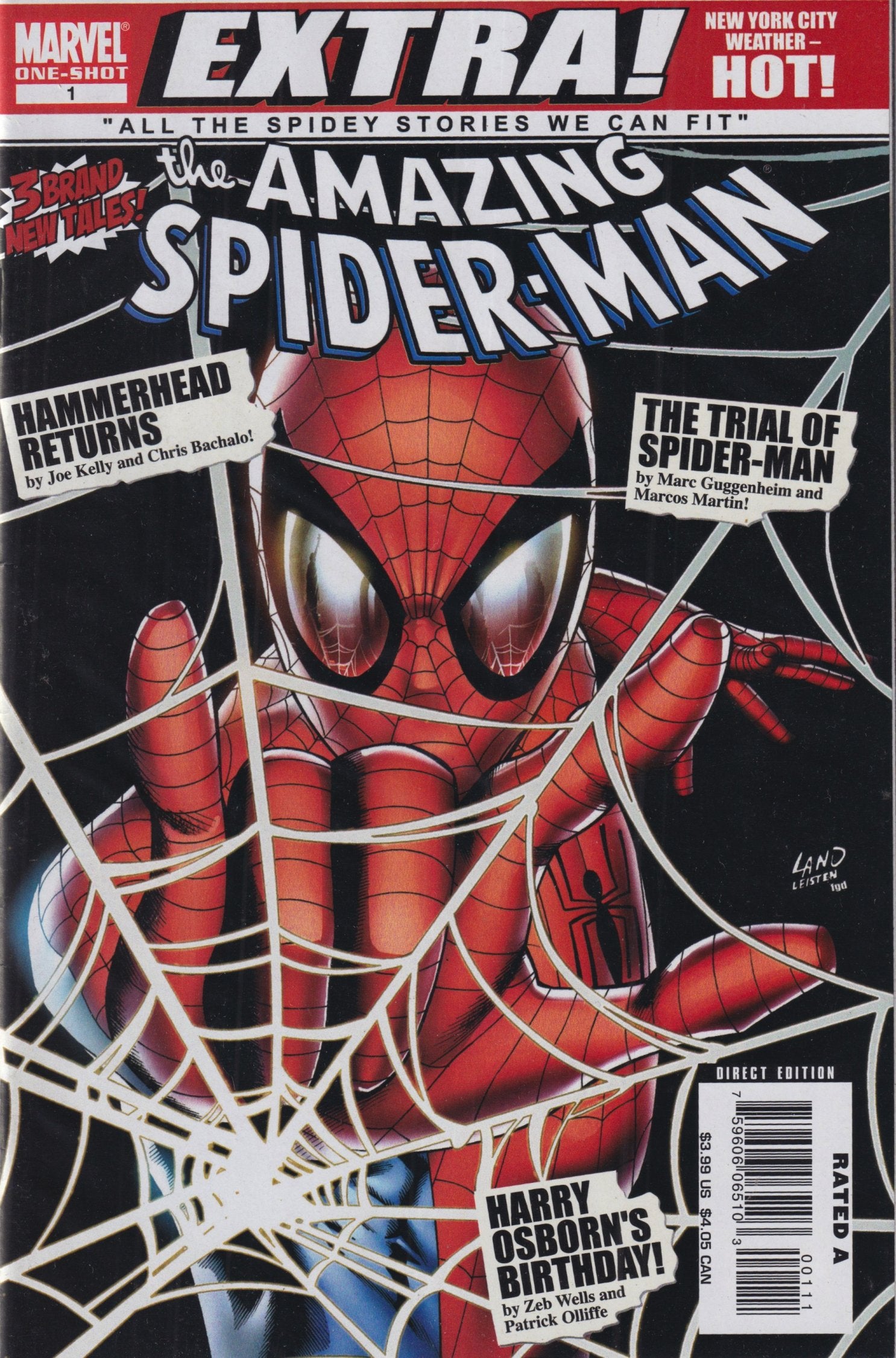 AMAZING SPIDER-MAN ONE-SHOTS #1-3 2008 COMPLETE SET