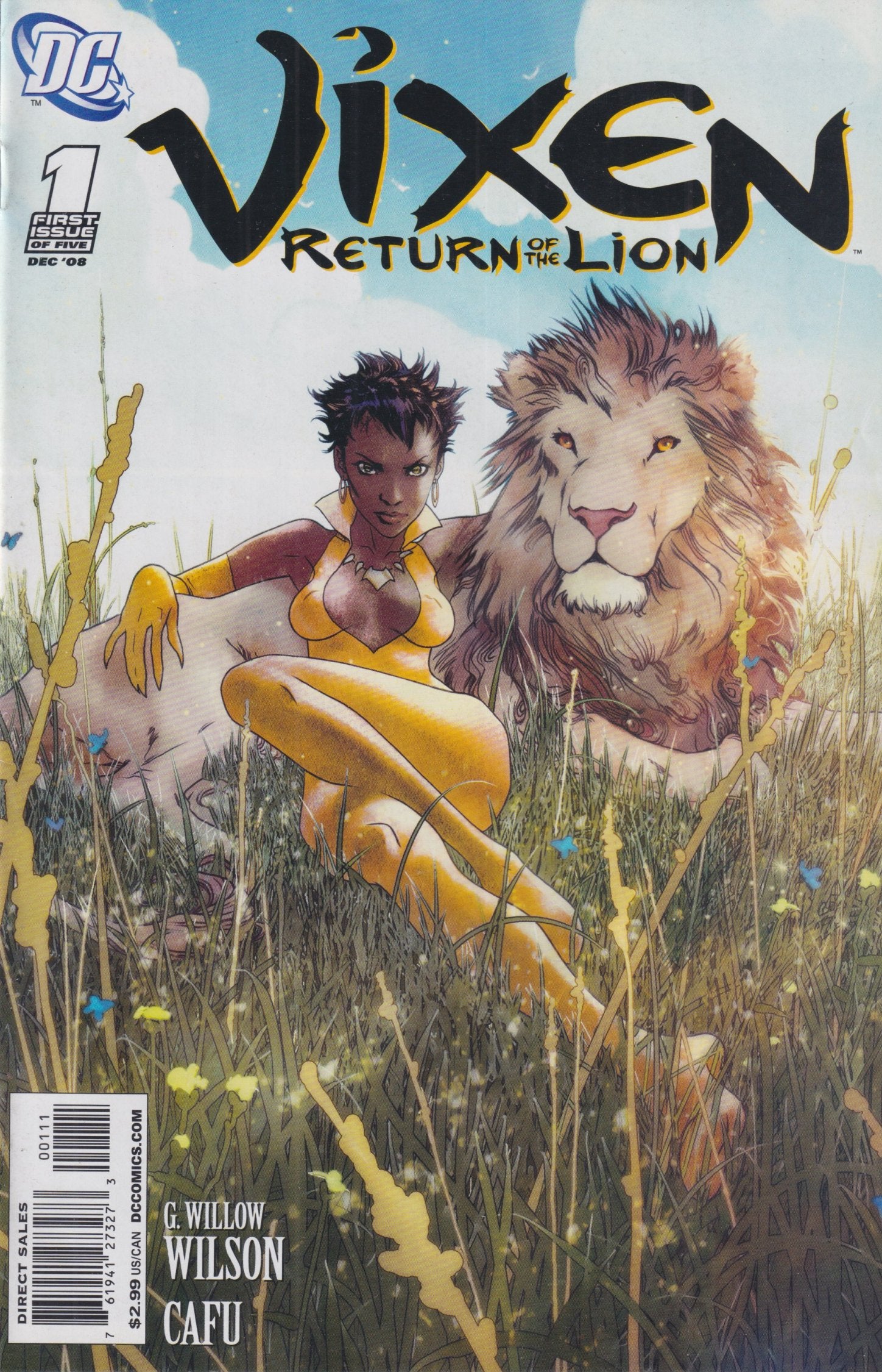 VIXEN RETURN O/T LION #1-5 2008 COMPLETE SET