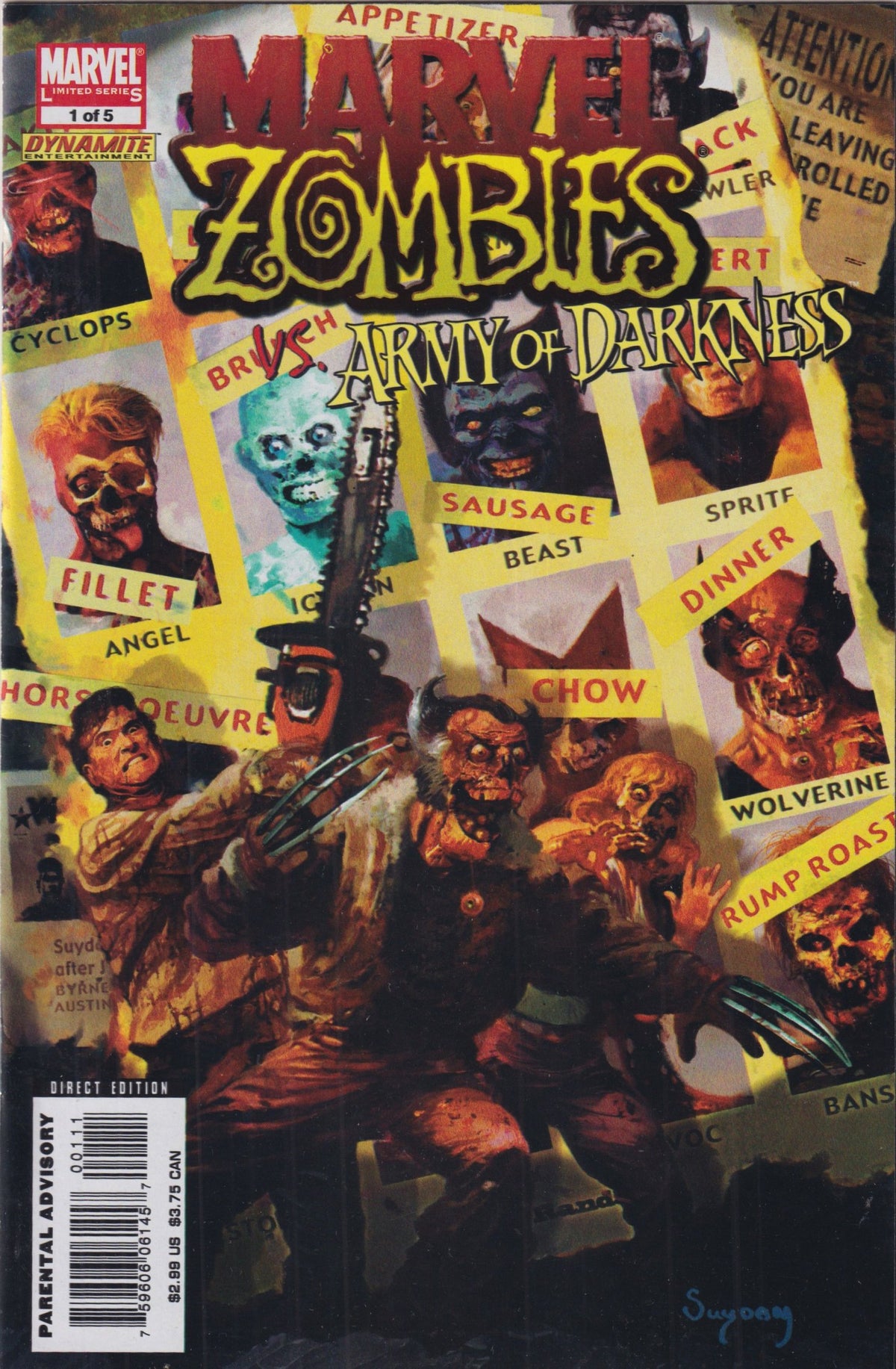MARVEL ZOMBIES VS ARMY OF DARKNESS #1-5 2007 COMPLETE SET