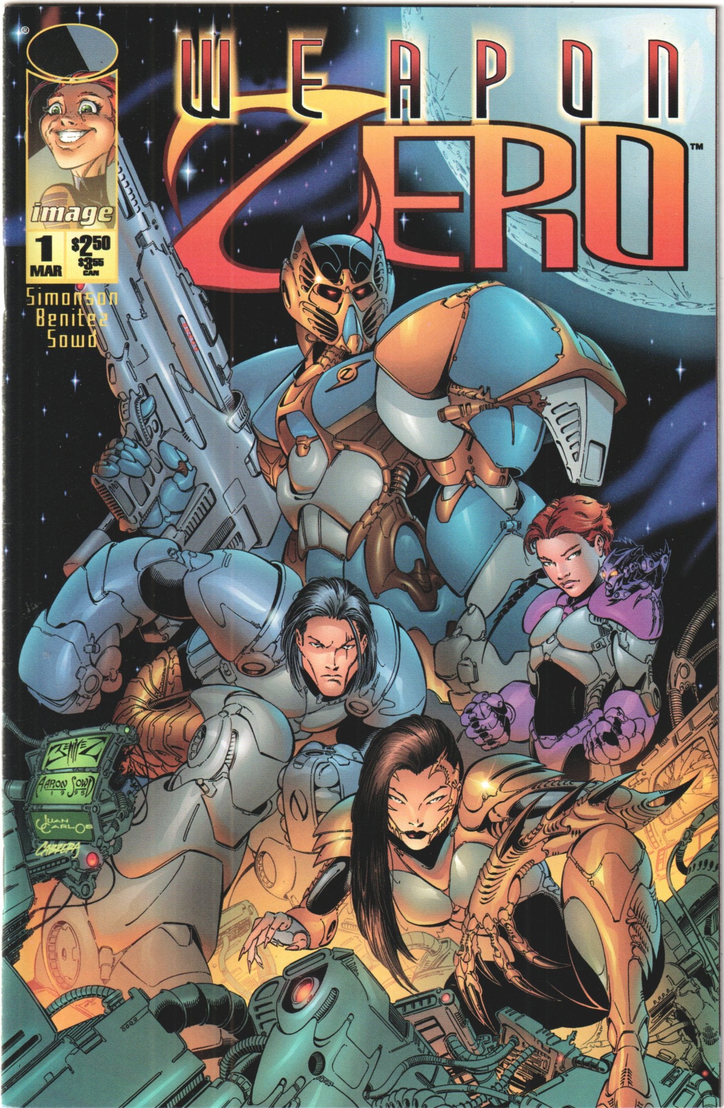WEAPON ZERO #1-4 & #0-14 IMAGE 1995 COMPLETE SET