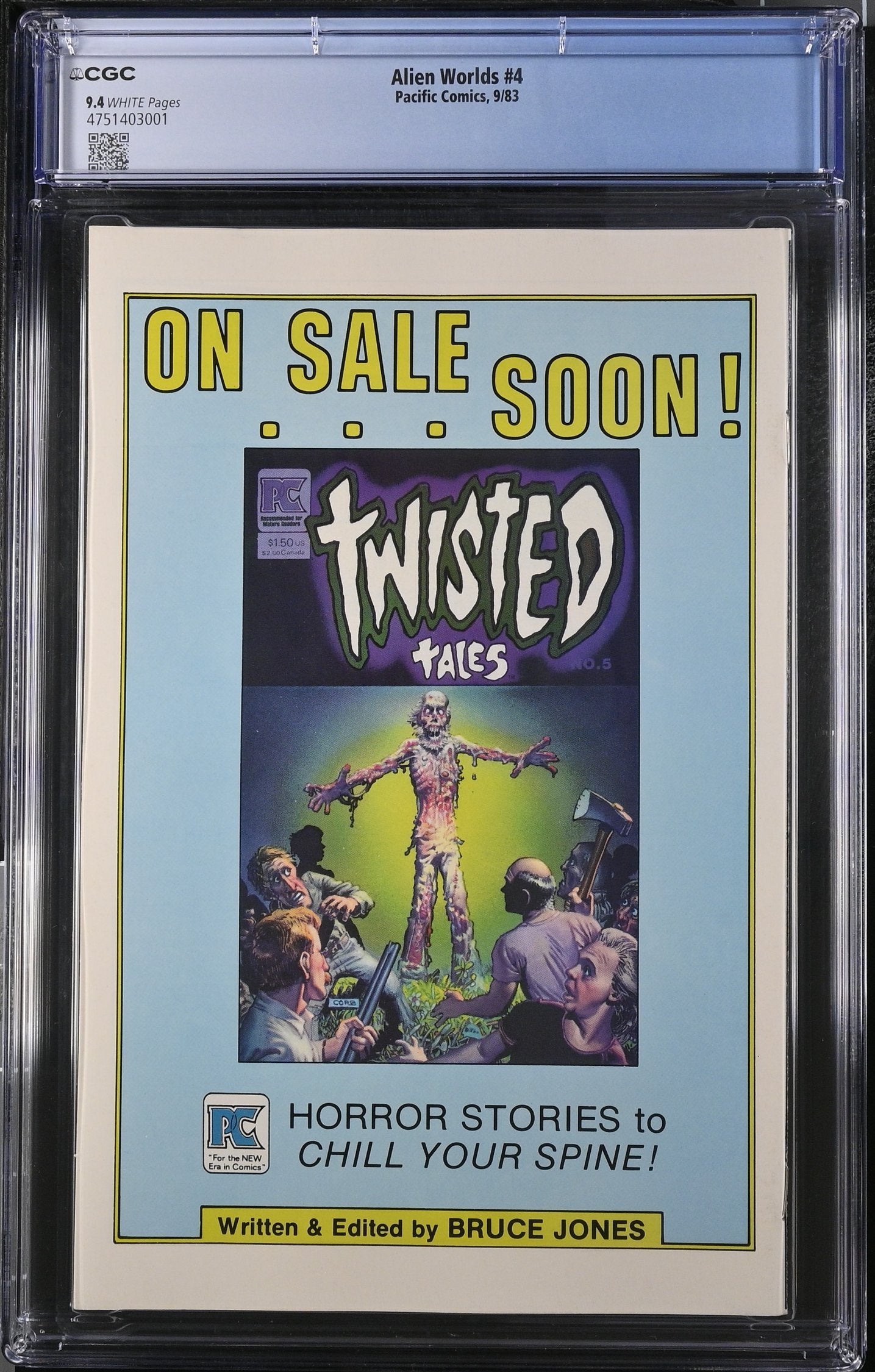 ALIEN WORLDS #4 CGC 9 .4 NM CLASSIC DAVE STEVENS COVER