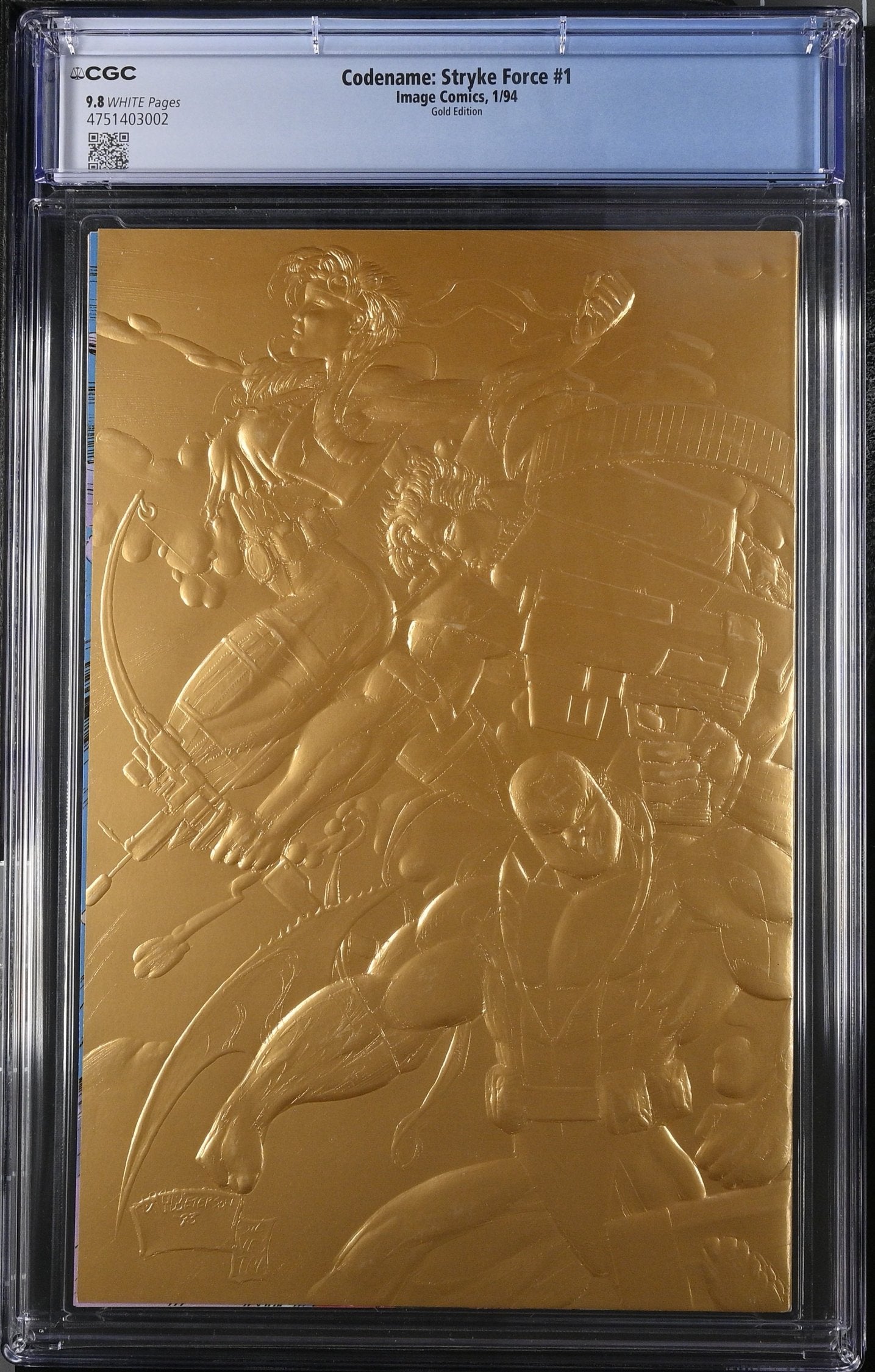 CODENAME STRYKE FORCE #1 GOLD EDITION CGC 9.8 NM/M