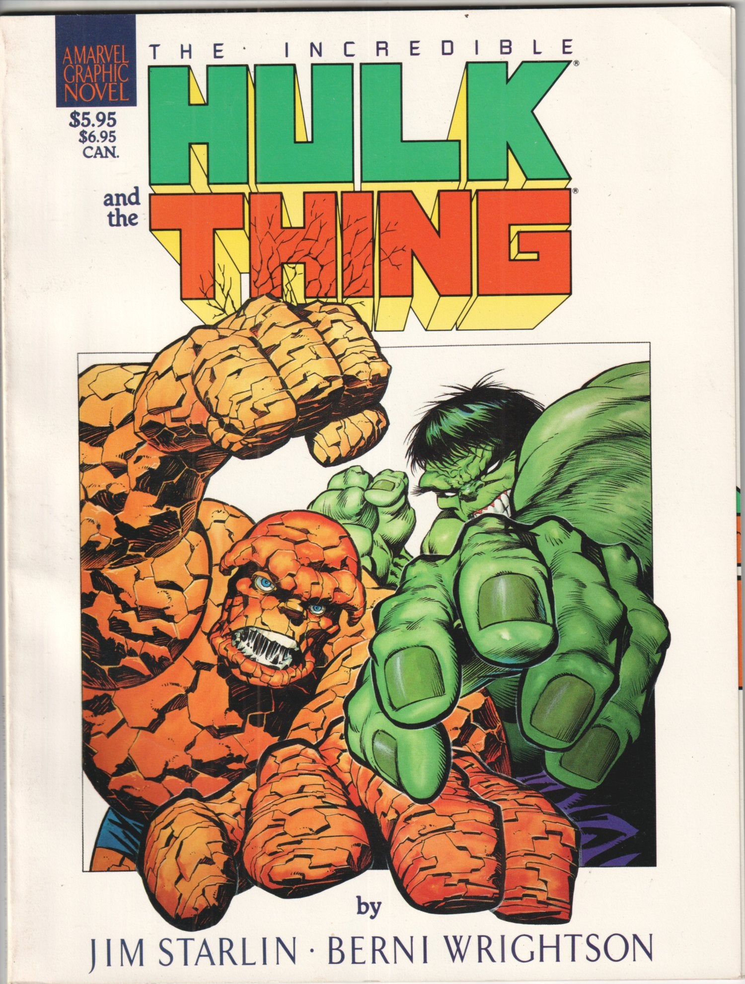 HULK AND THE THING GN OOP 1987