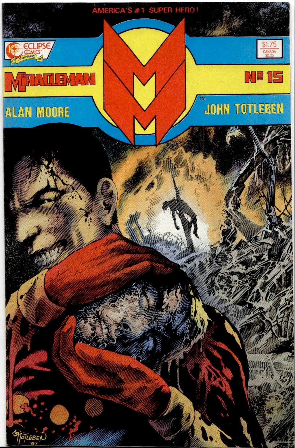 MIRACLEMAN ECLIPSE COMICS #1-16 HIGH GRADE SET ALAN MOORE