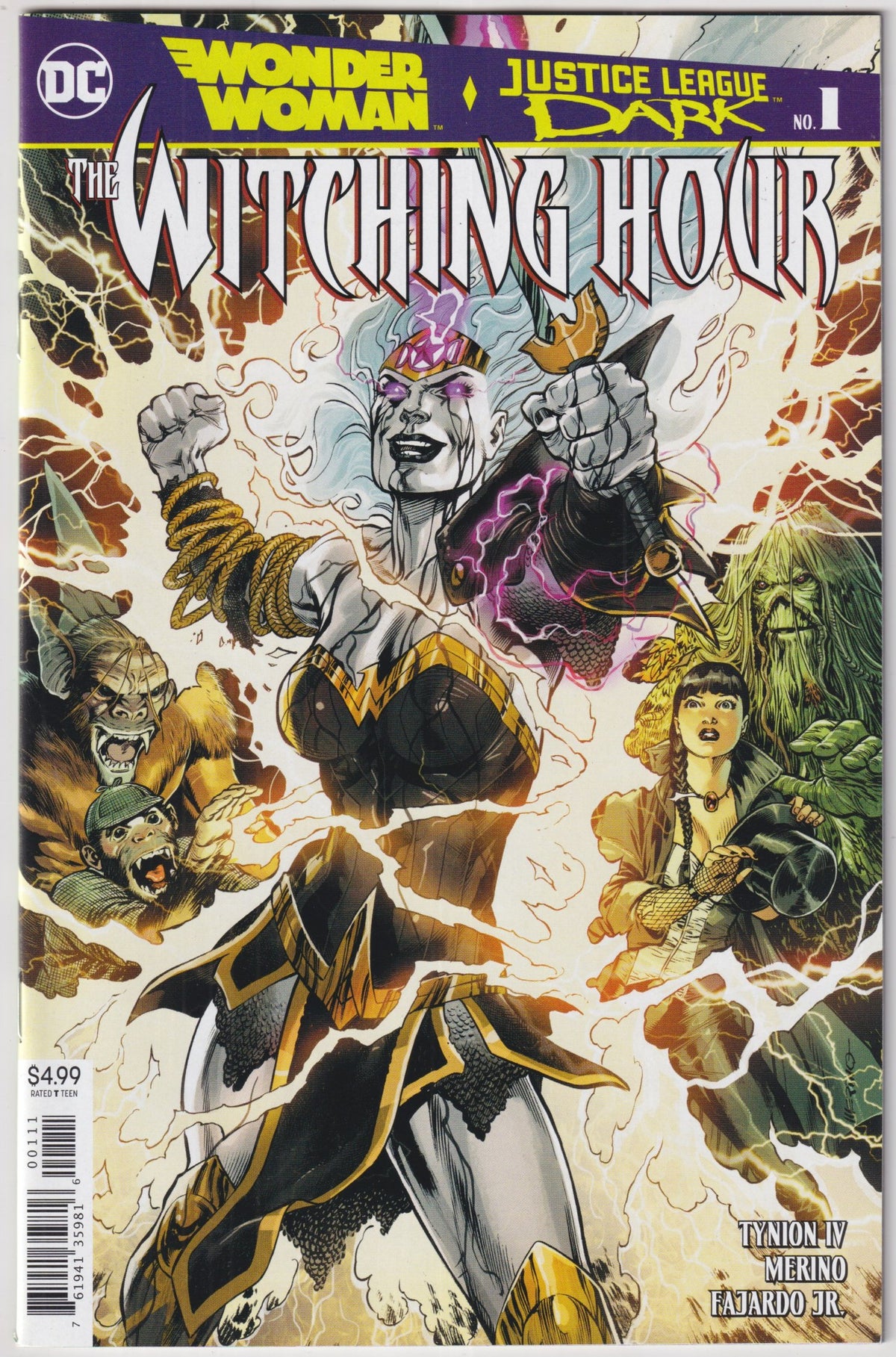 WONDER WOMAN AND JUSTICE LEAGUE DARK WITCHING HOUR COMPLETE 5-PART SET