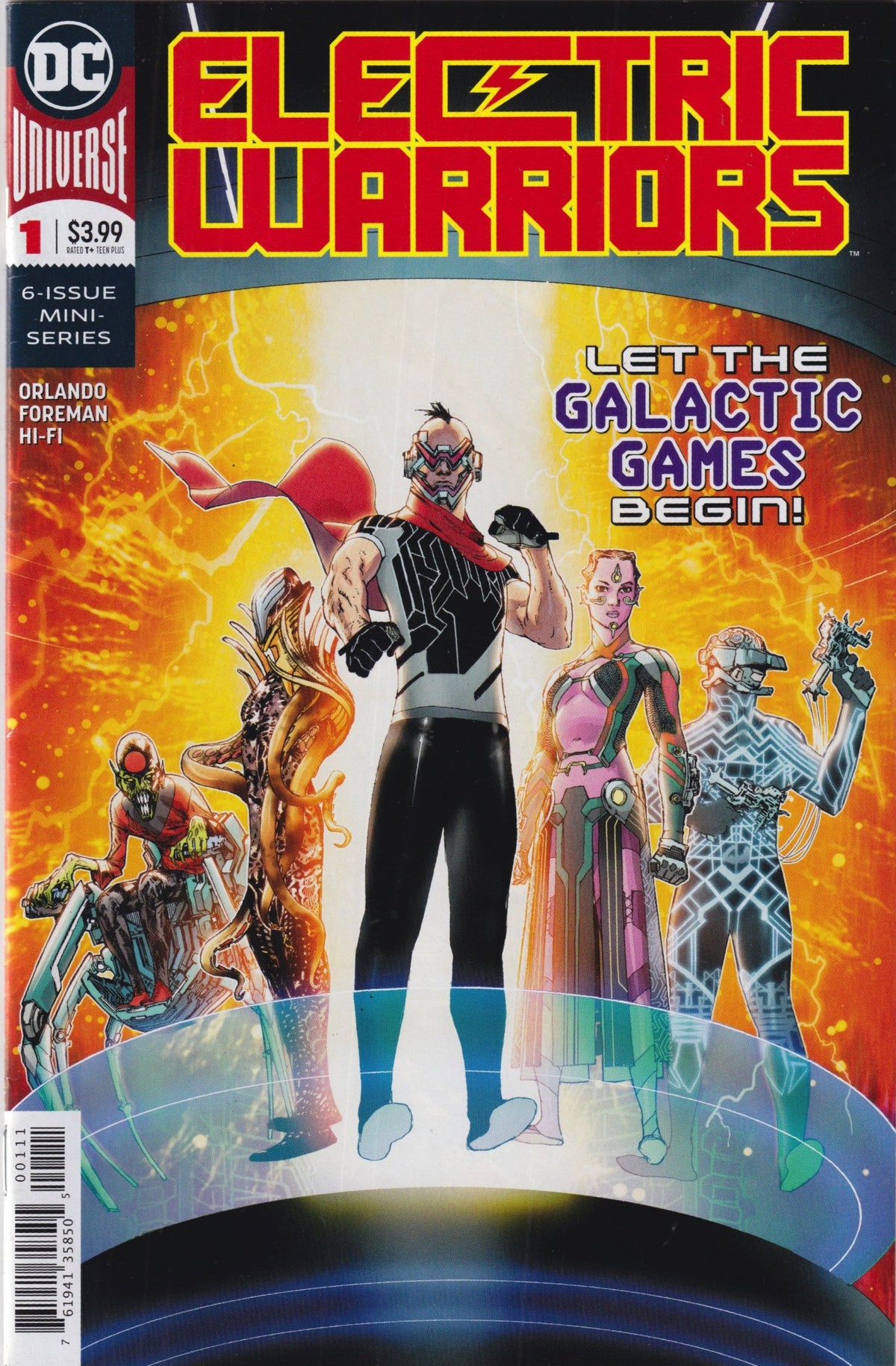 ELECTRIC WARRIORS 2018 DC 1-6 COMPLETE SET