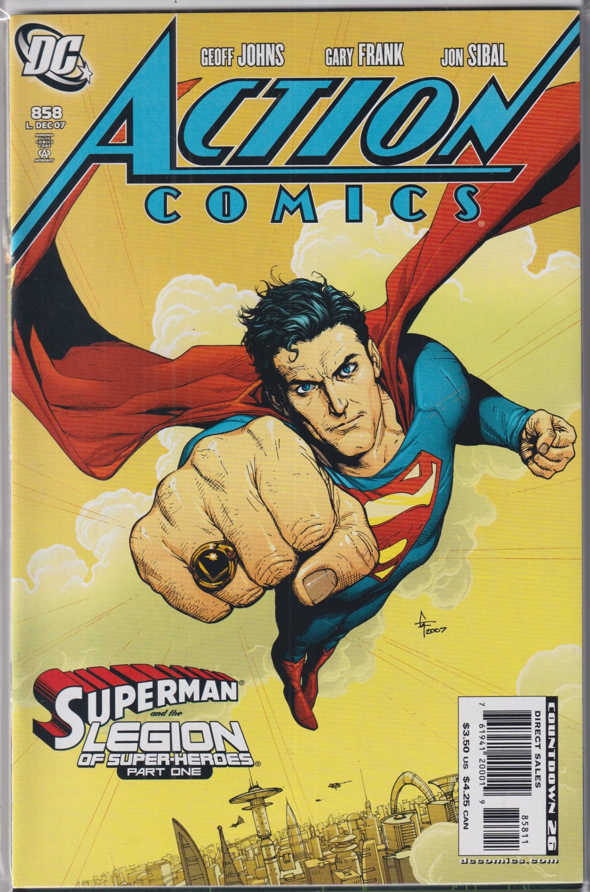 ACTION COMICS 858-863 SUPERMAN AND THE LEGION OF SUPER HEROES COMPLETE SET