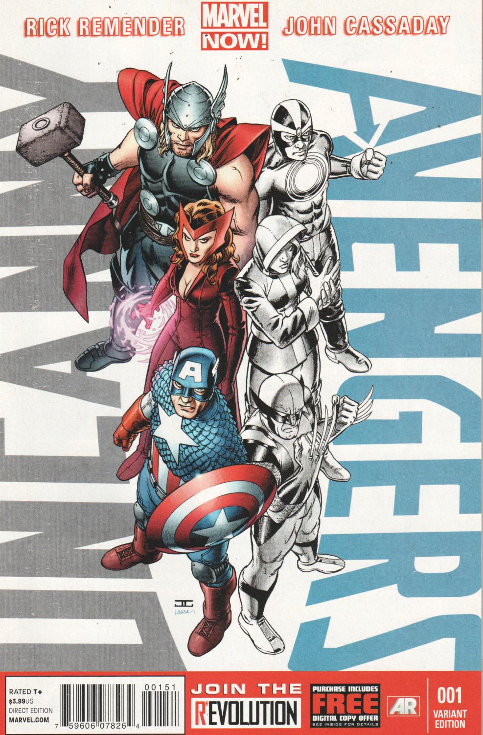 UNCANNY AVENGERS #1 AVENGERS VAR NOW