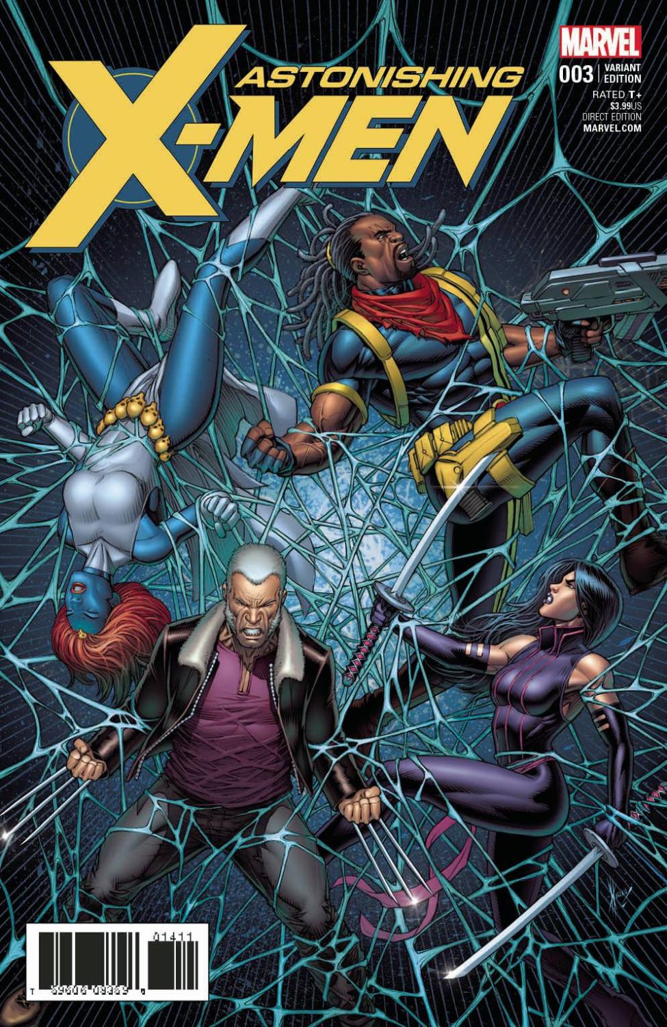 ASTONISHING X-MEN #3 KEOWN VAR