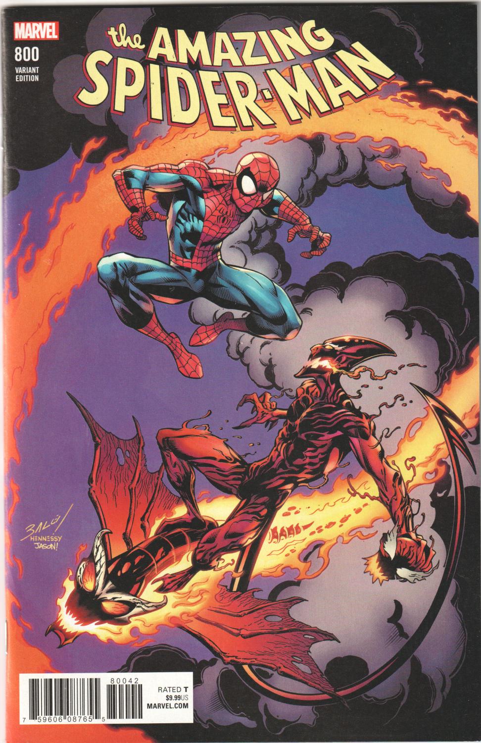 AMAZING SPIDER-MAN #800 BAGLEY VAR LEG