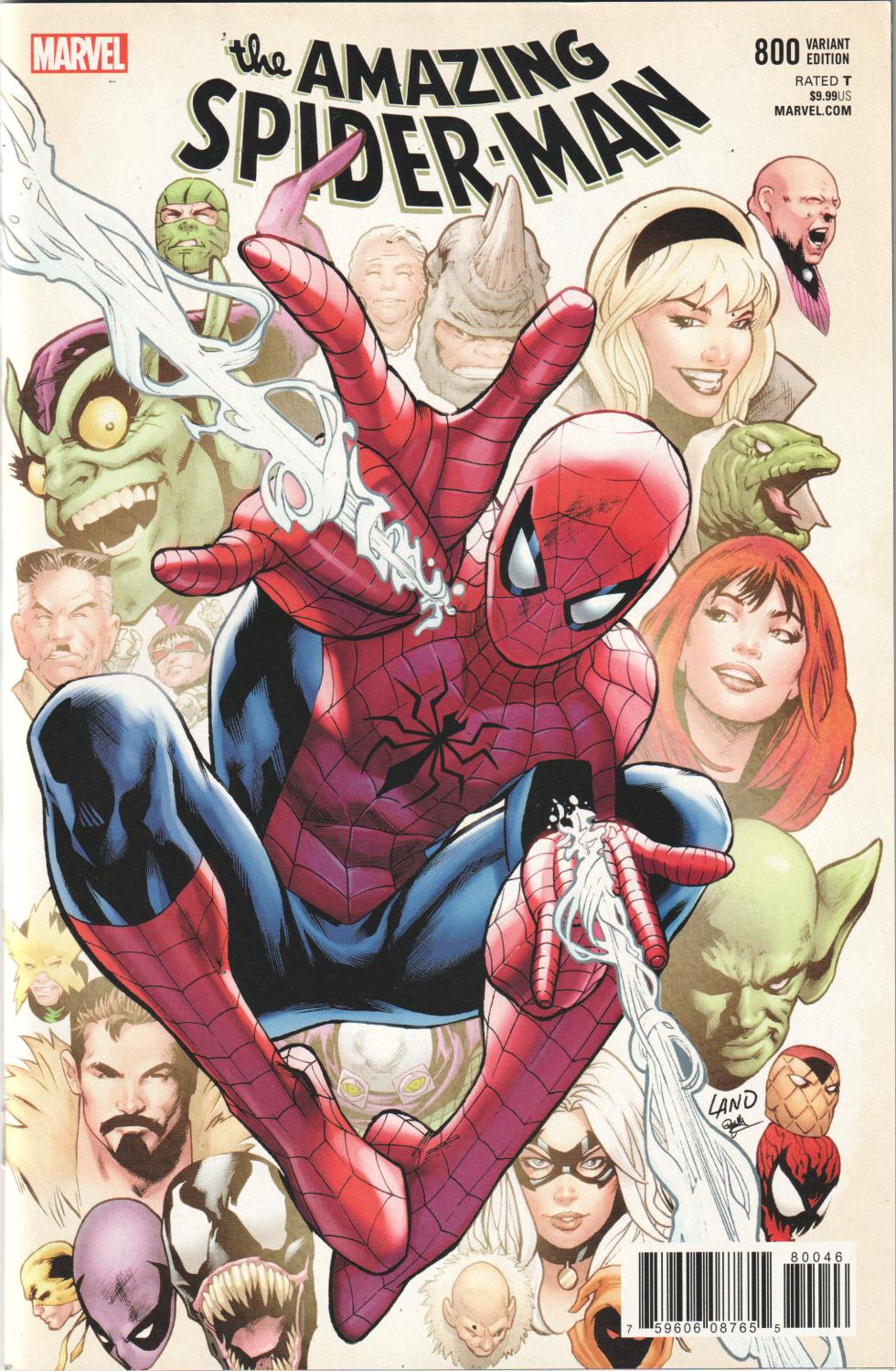 AMAZING SPIDER-MAN #800 LAND VAR LEG