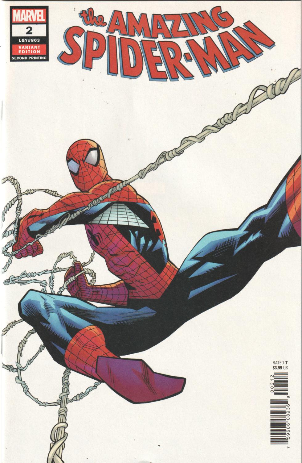 AMAZING SPIDER-MAN #2 2ND PTG OTTLEY VAR