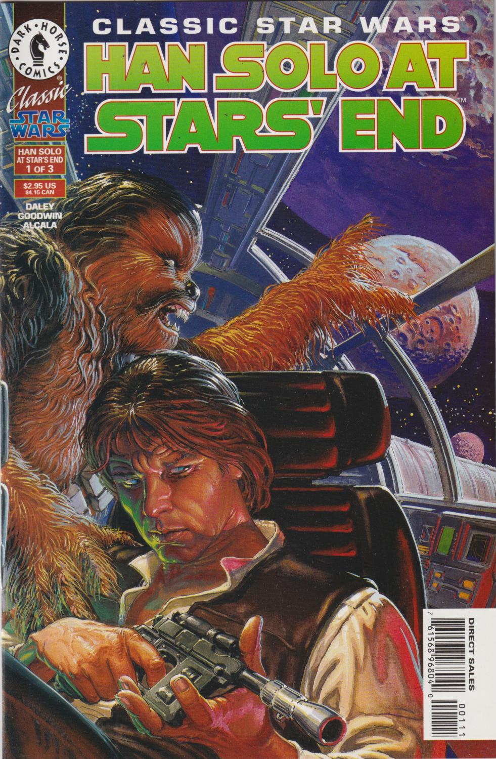 CLASSIC STAR WARS HAN SOLO AT STARS' END #1-3 DARK HORSE 1997 COMPLETE SET