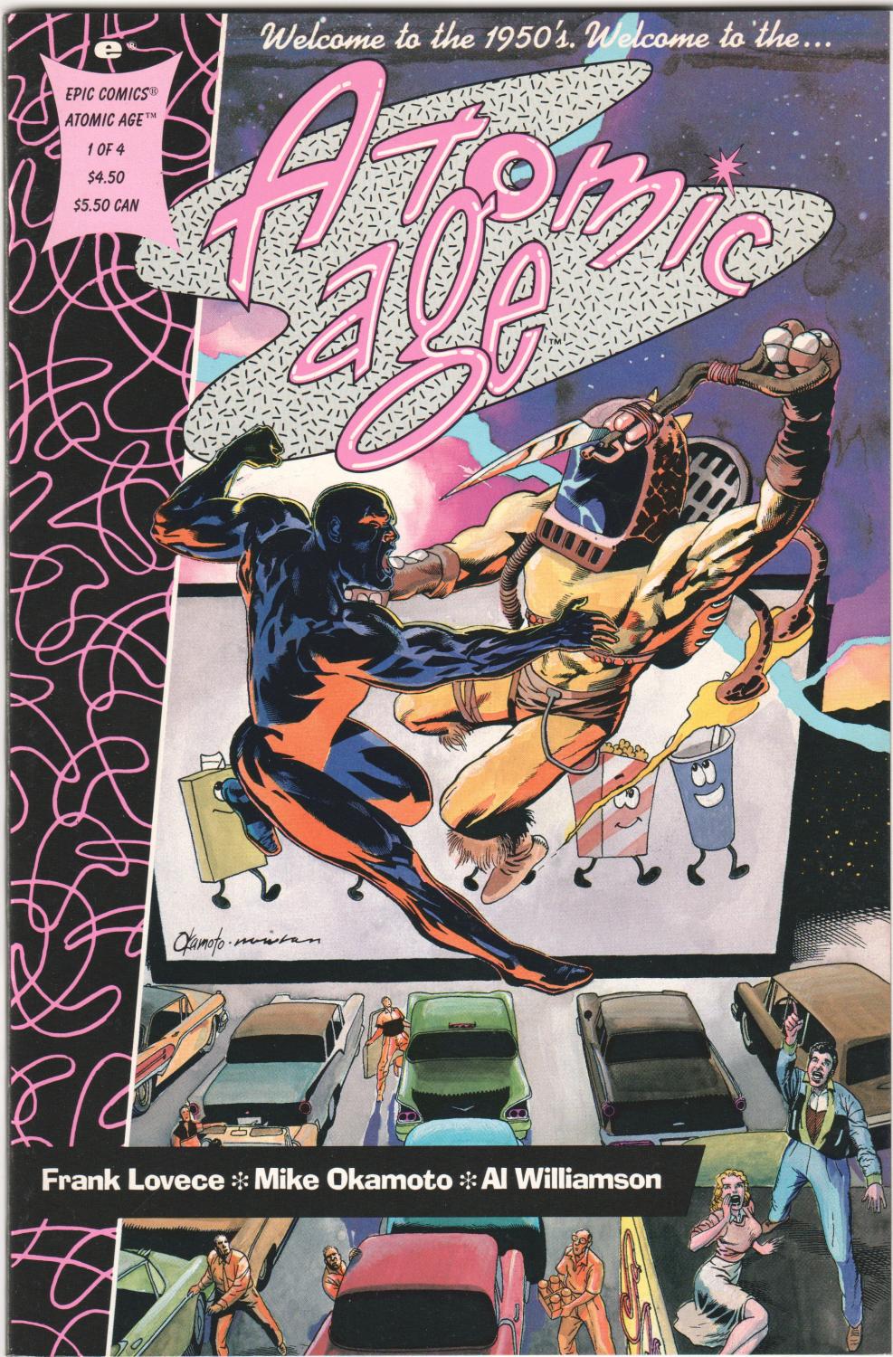 ATOMIC AGE COMPLETE SET #1-4