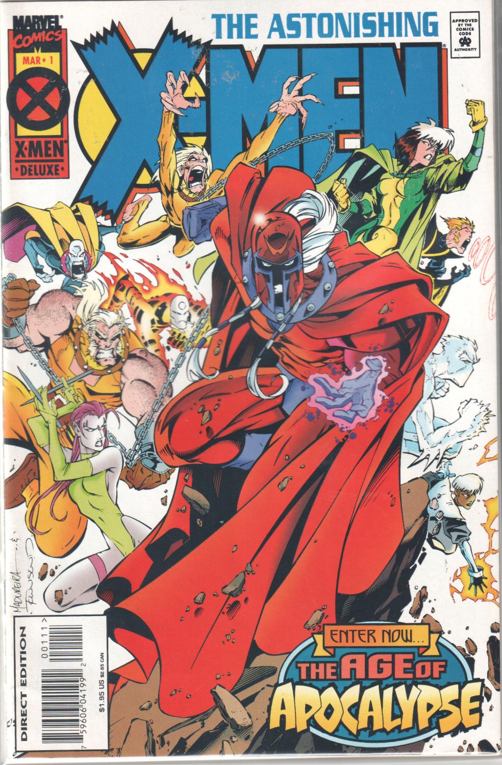 ASTONISHING X-MEN #1-4 MARVEL 1995 COMPLETE SET