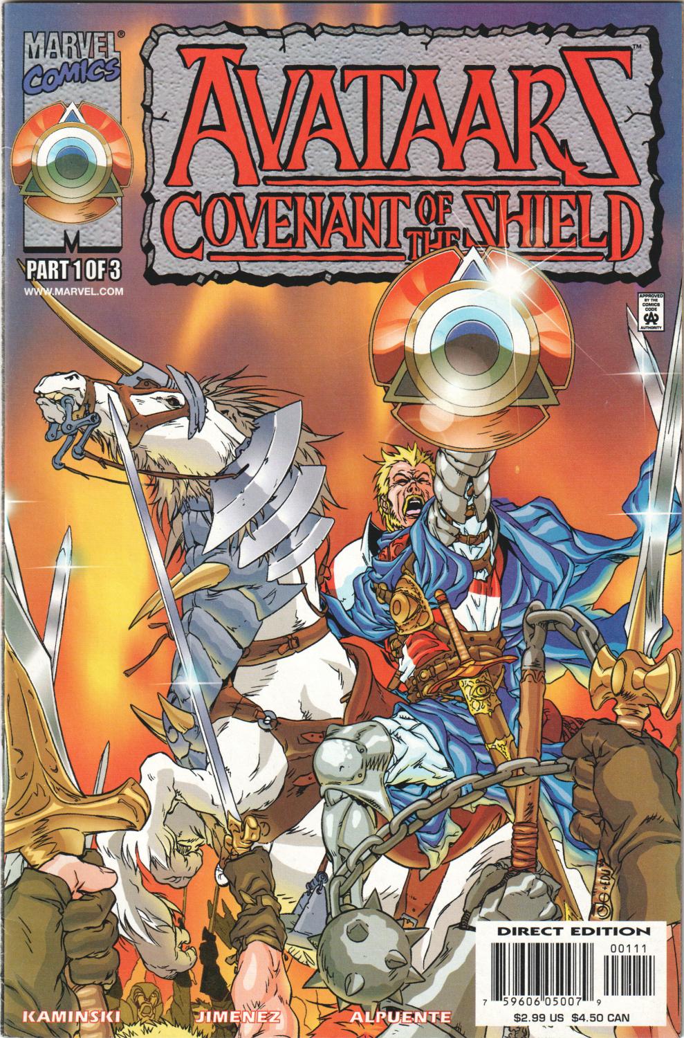 AVATAARS COVENANT OF THE SHIELD 1-3 COMPLETE SET