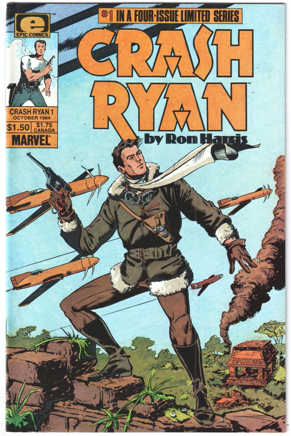 CRASH RYAN #1-4 1984 COMPLETE SET