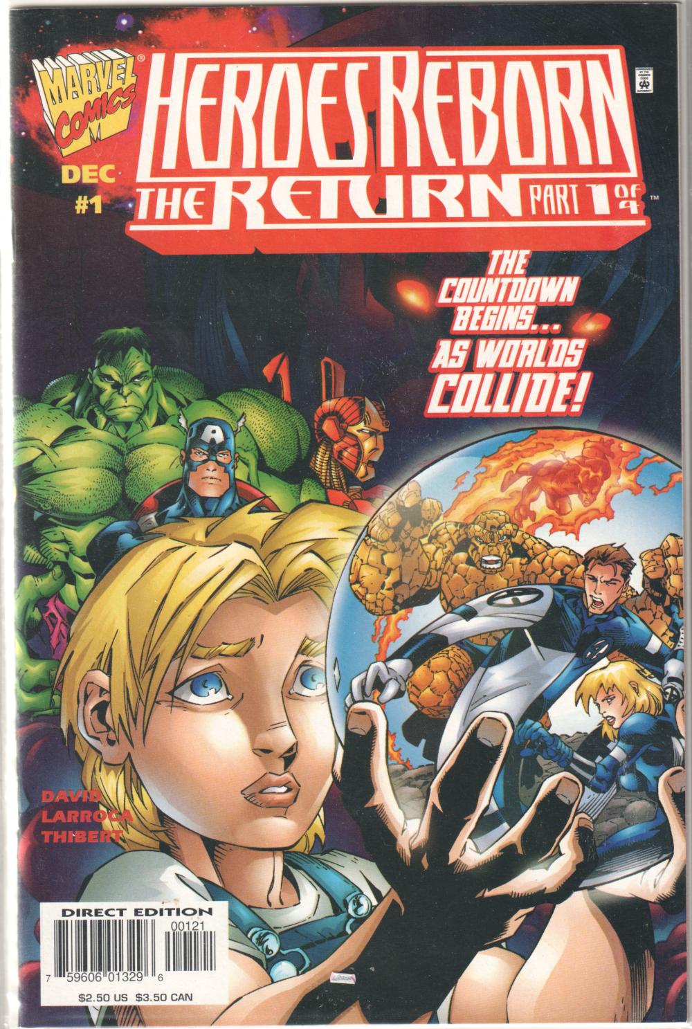 HEROES REBORN: THE RETURN #1-4 COMPLETE SET