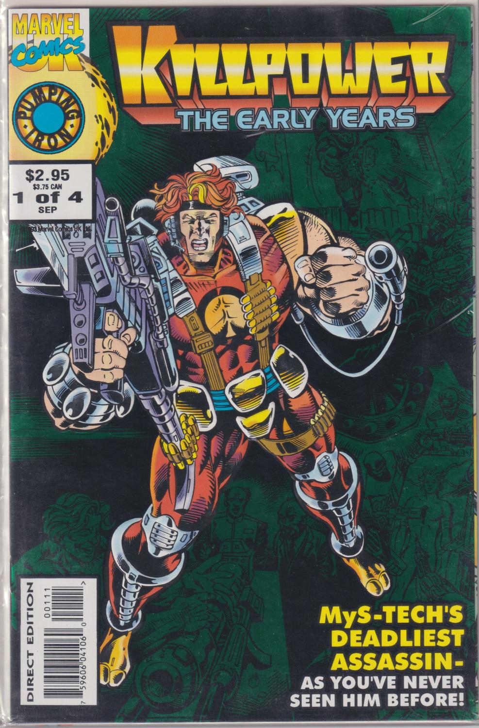 KILLPOWER THE EARLY YEARS 1-4 COMPLETE SET