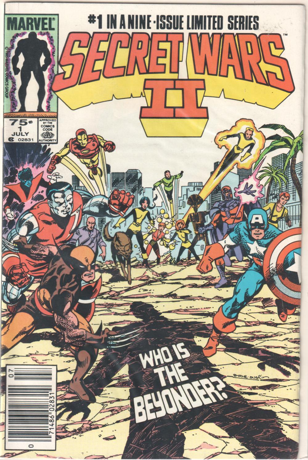 SECRET WARS II #1-9 MARVEL 1985 COMPLETE SET