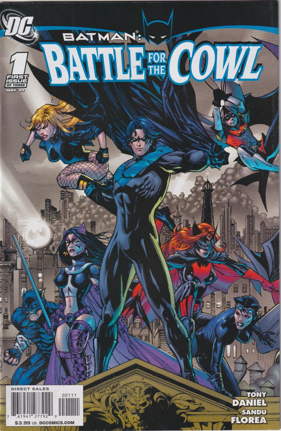BATMAN BATTLE FOR THE COWL 1-3 COMPLETE SET