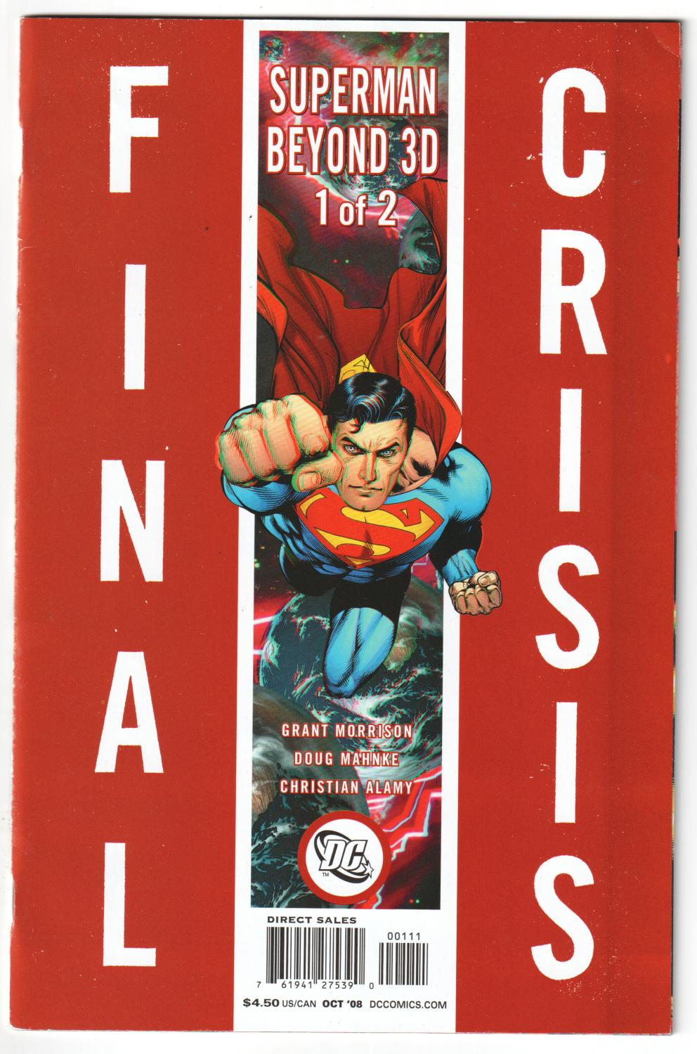 FINAL CRISIS SUPERMAN BEYOND 3-D 1-2 COMPLETE SET