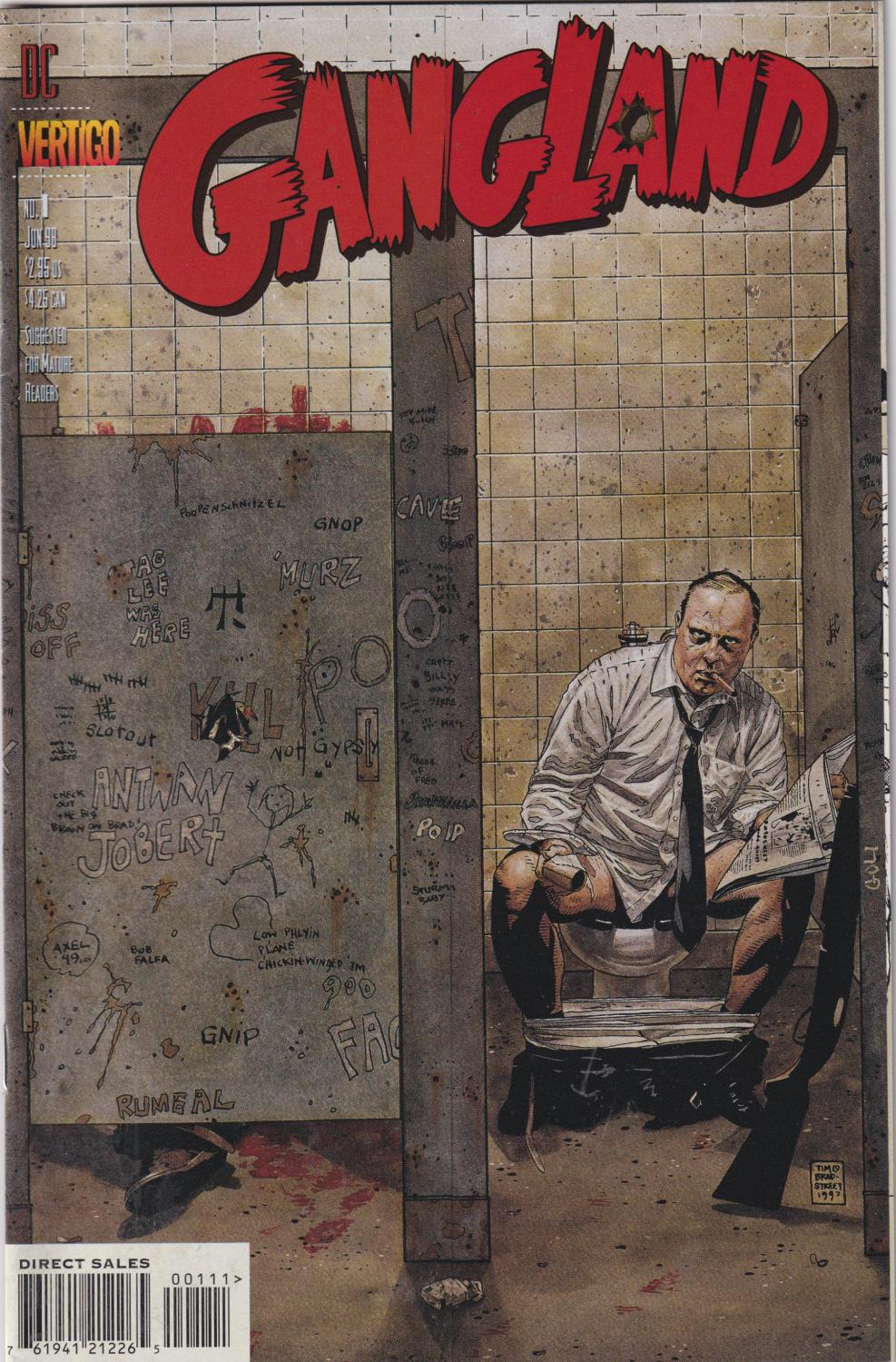 GANGLAND #1-4 DC 1998 COMPLETE SET