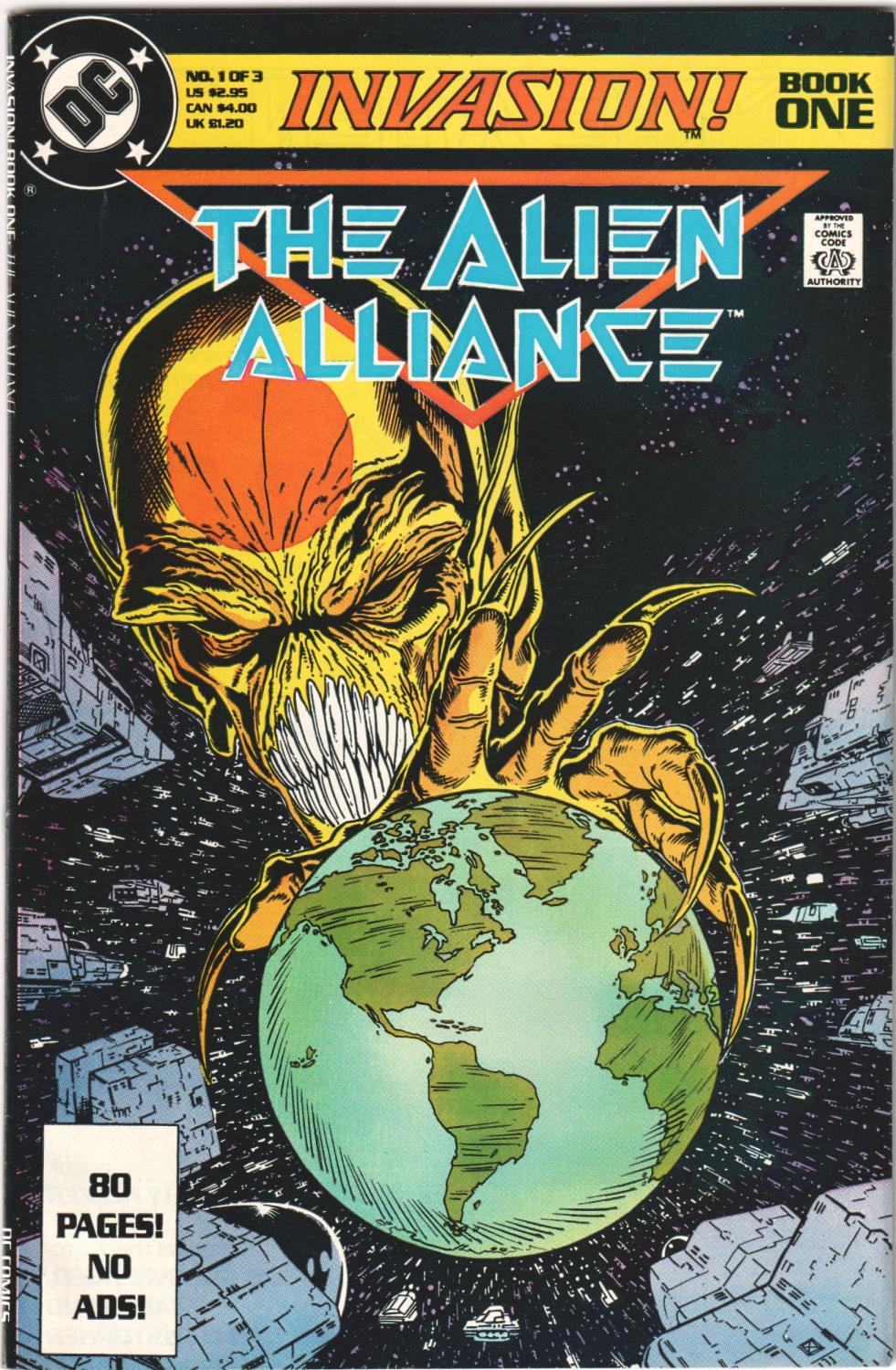 INVASION #1-3 1989 COMPLETE SET