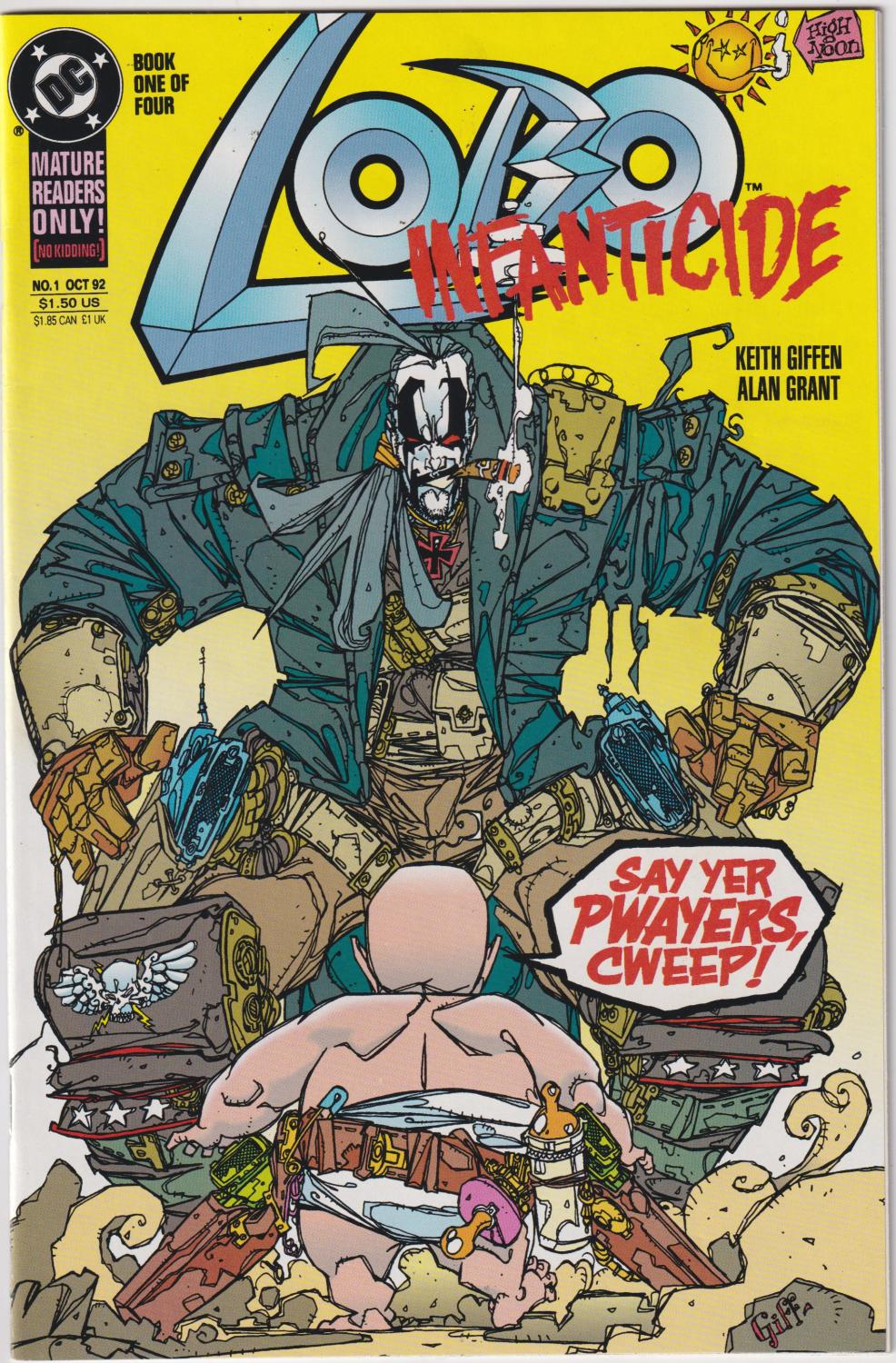 LOBO INFANTICIDE #1-4 DC 1992 COMPLETE SET