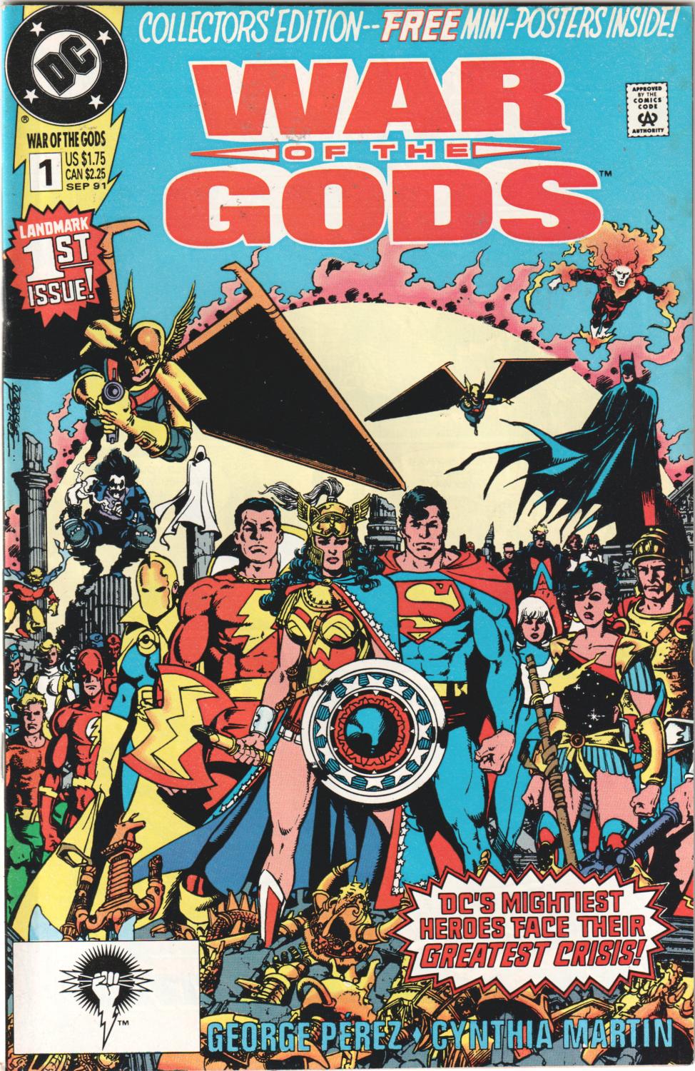 WAR OF THE GODS 1-4 COMPLETE SET