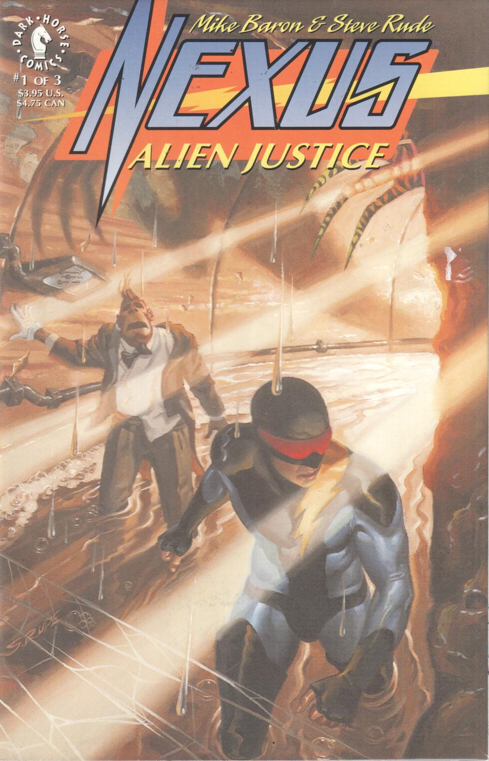 NEXUS ALIEN JUSTICE #1-3 DARK HORSE 1992 COMPLETE SET