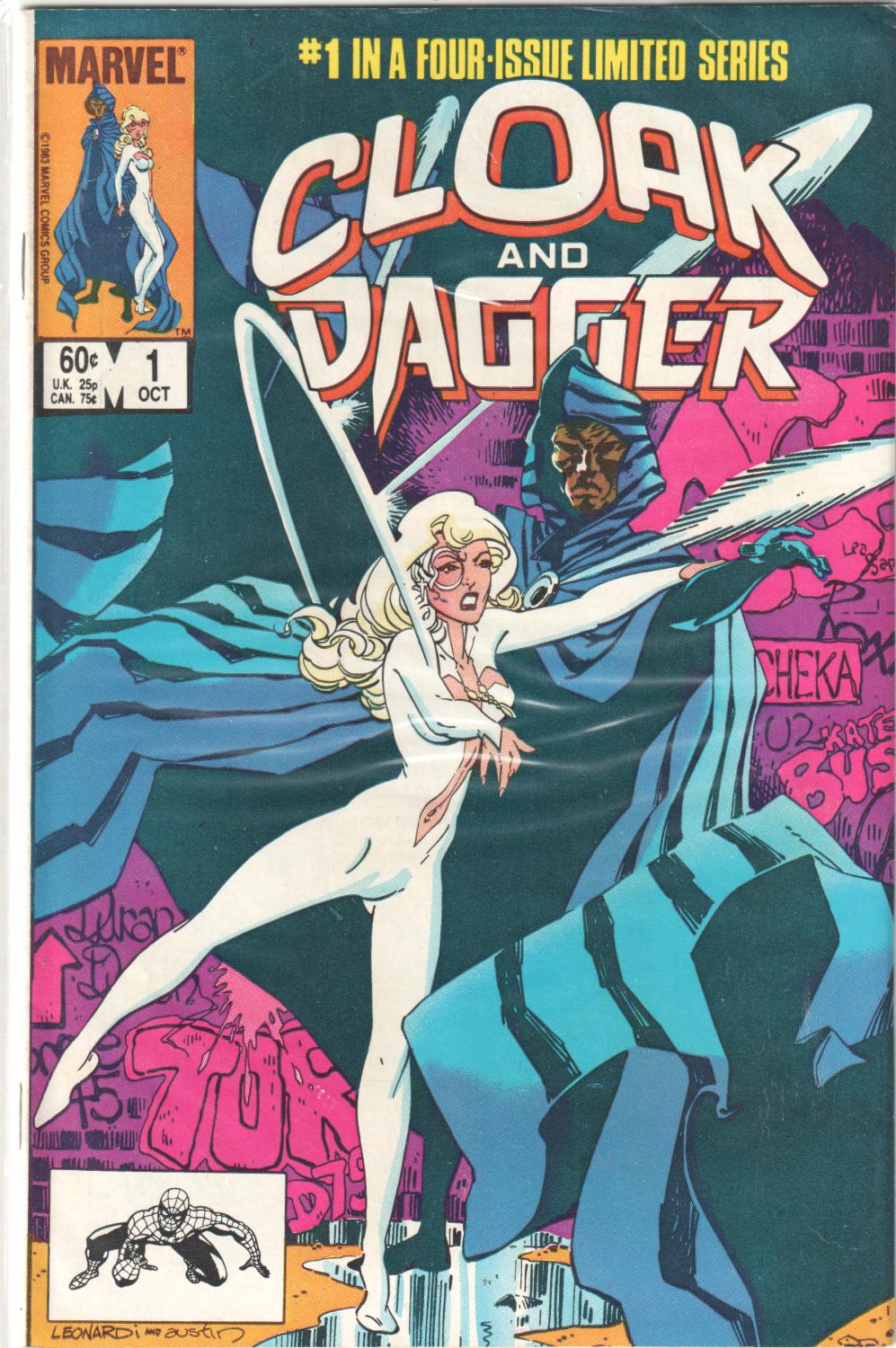 CLOAK AND DAGGER #1-4 MARVEL 1983 COMPLETE SET