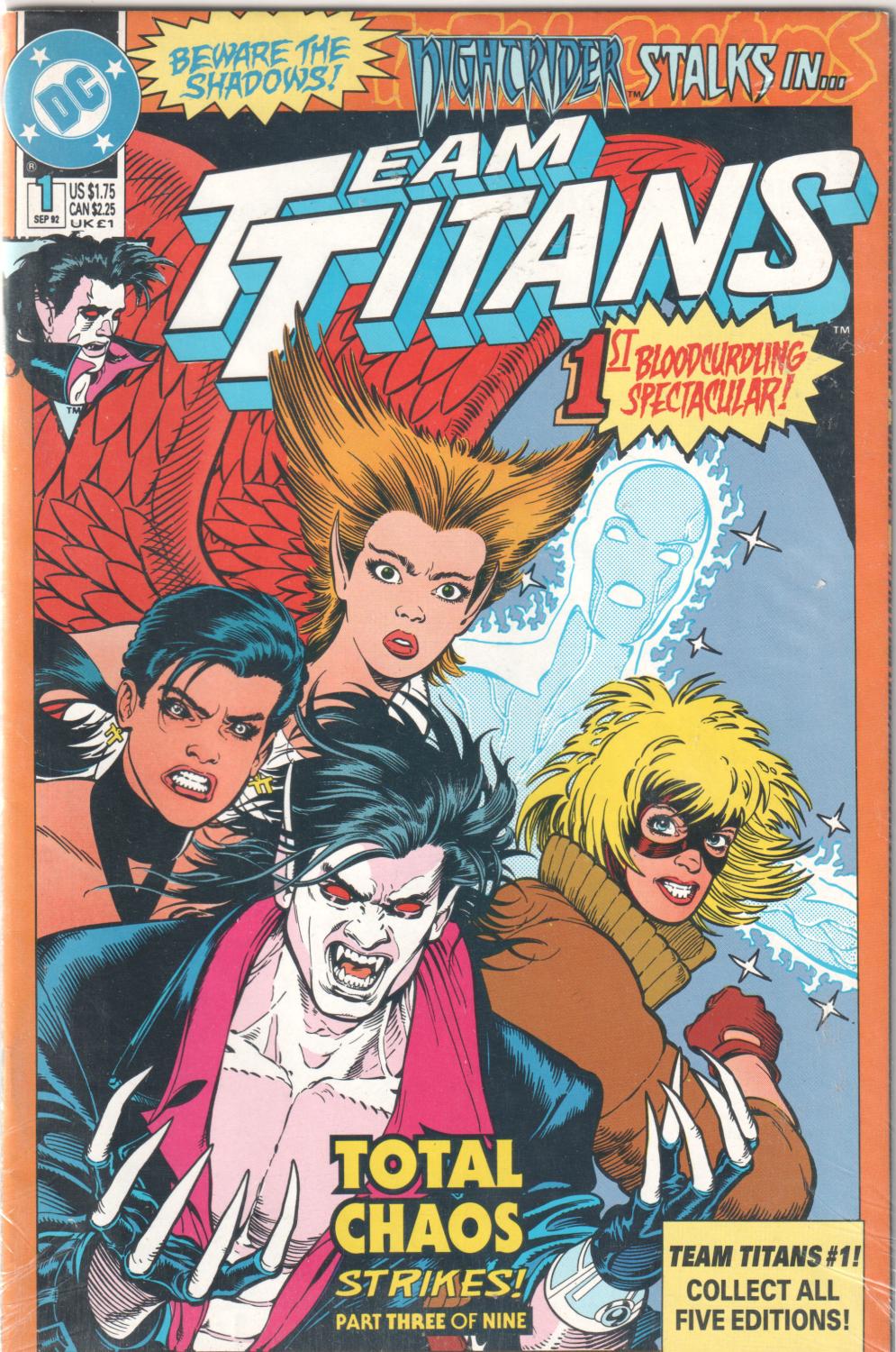 TEAM TITANS FIVE NUMBER ONES COMPLETE SET