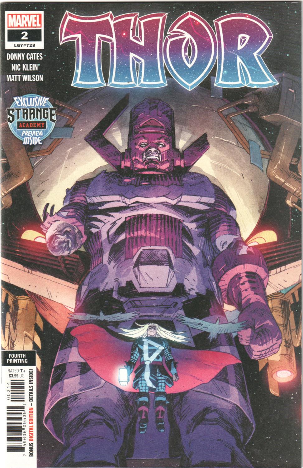 THOR #2 4TH PTG NIC KLEIN VAR