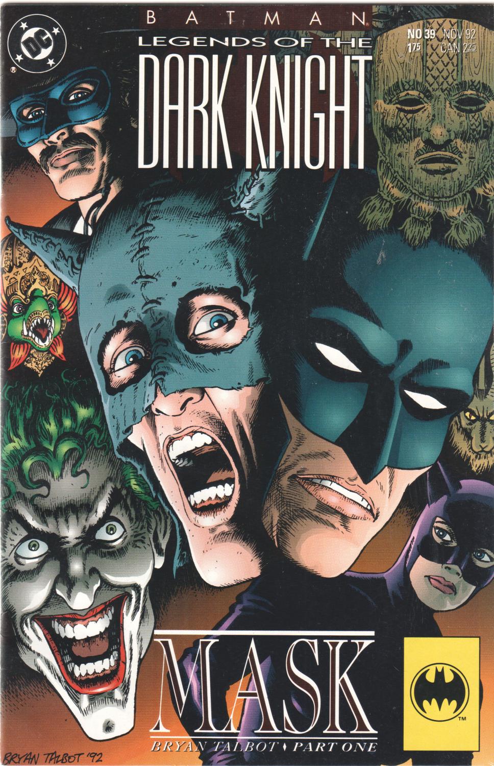 BATMAN LEGENDS O/T DARK KNIGHT #39-40 MASK COMPLETE SET