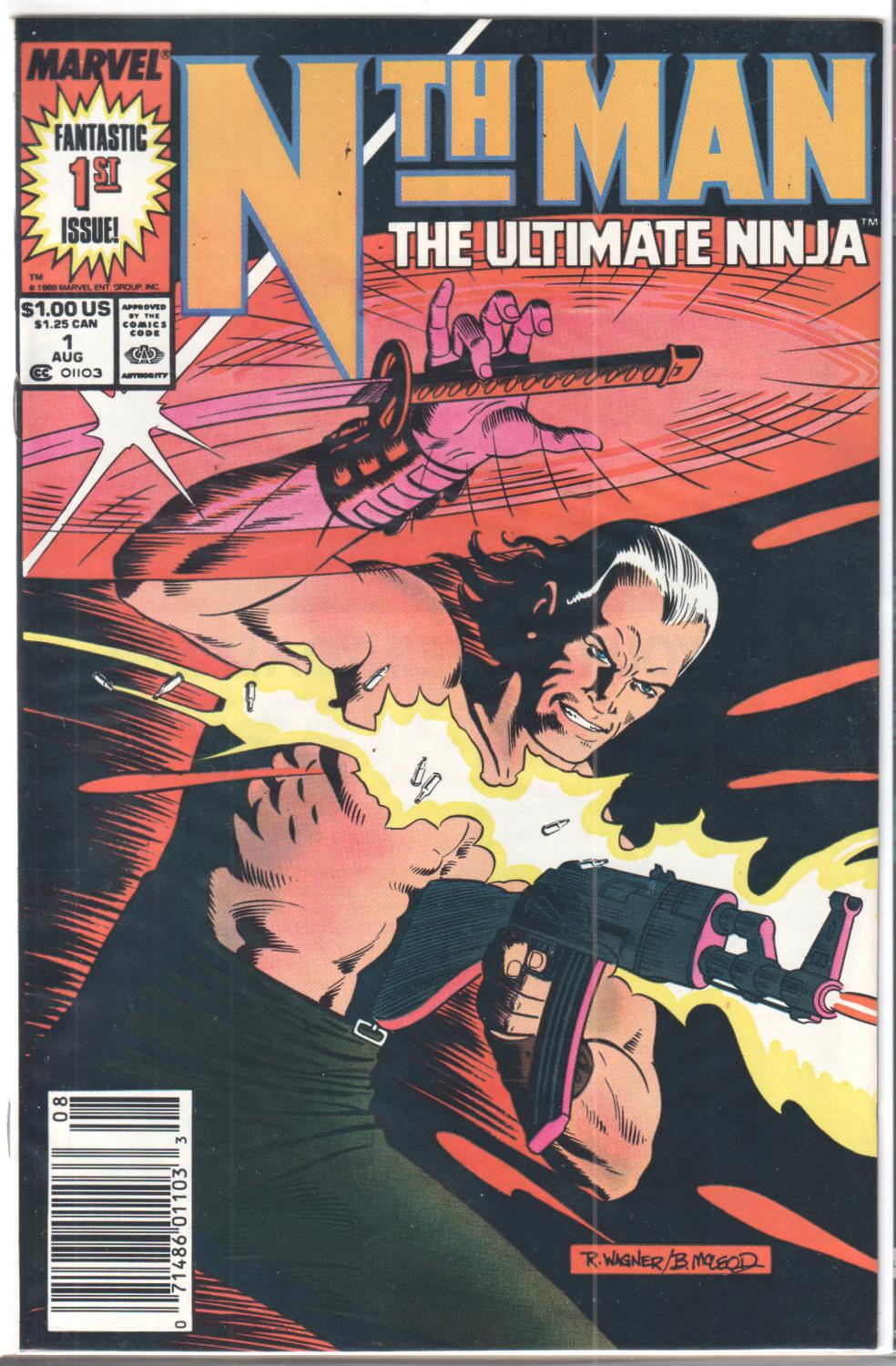 Nth MAN THE ULTIMATE WARRIOR #1-16 1989 COMPLETE SET