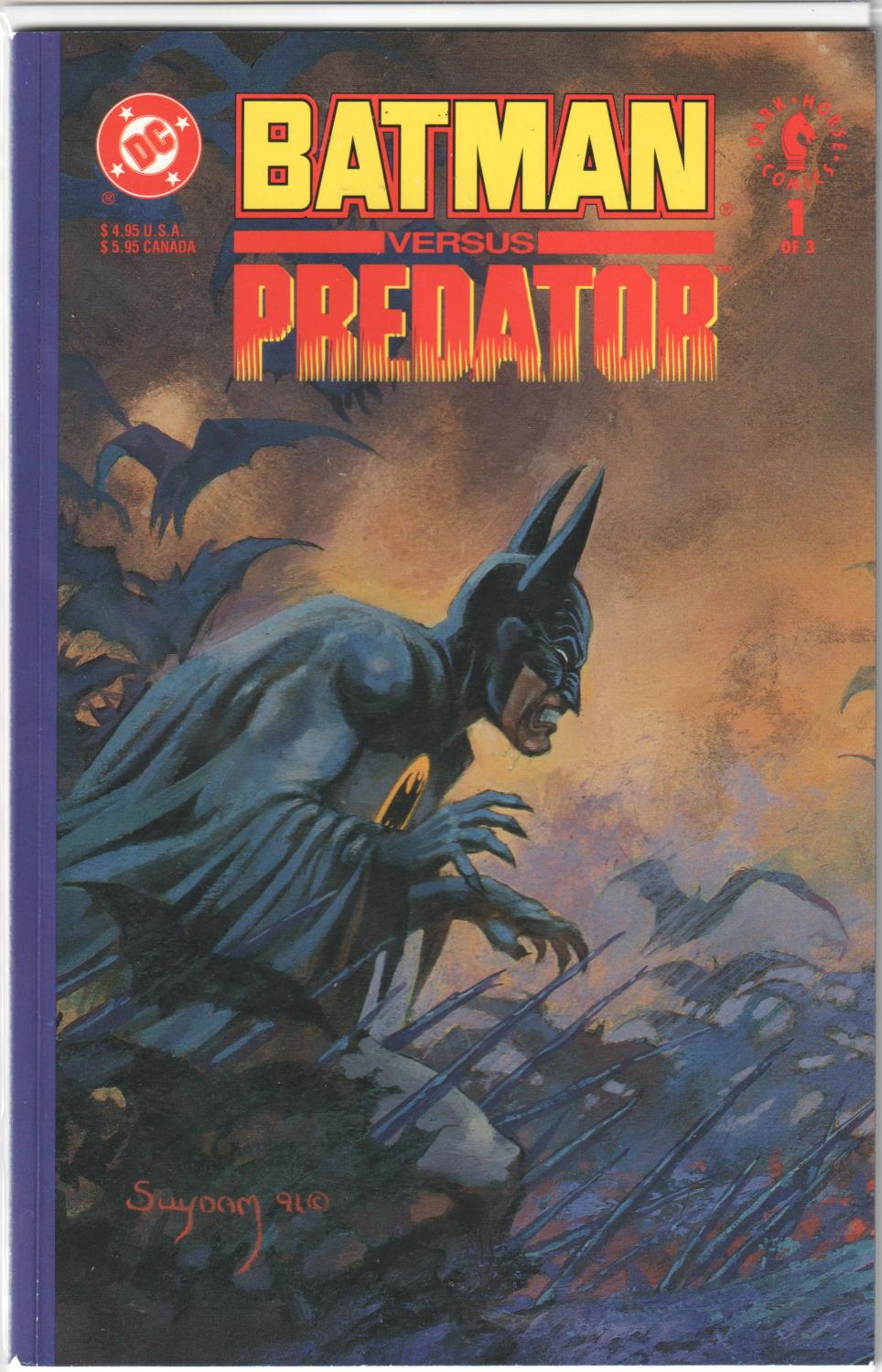 Batman versus Predator 1–3 BATMAN VERSUS PREDATOR 1-3 DELUXE EDITION COMPLETE SET