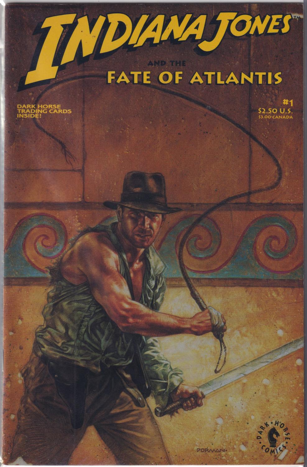 INDIANA JONES & THE FATE OF ATLANTIS #1-4 DARK HORSE 1991 COMPLETE SET